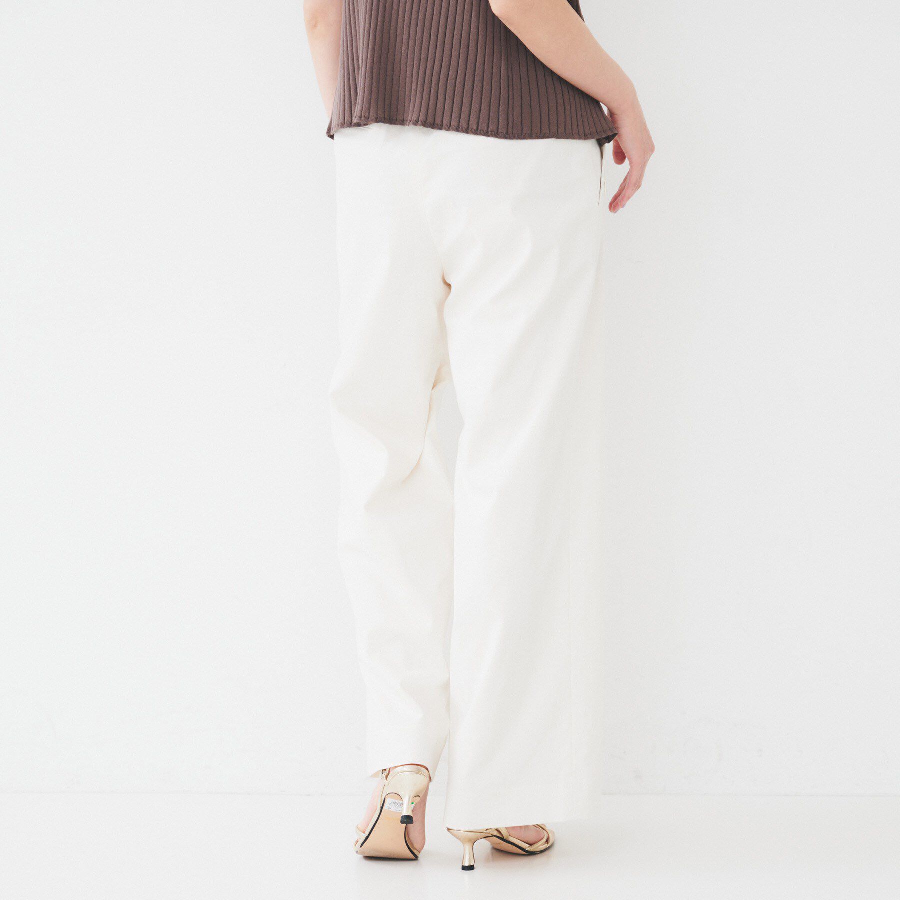 UNTITLED「【ワイド/後ろウエストゴム】ヘンプマリンパンツ」|その他|