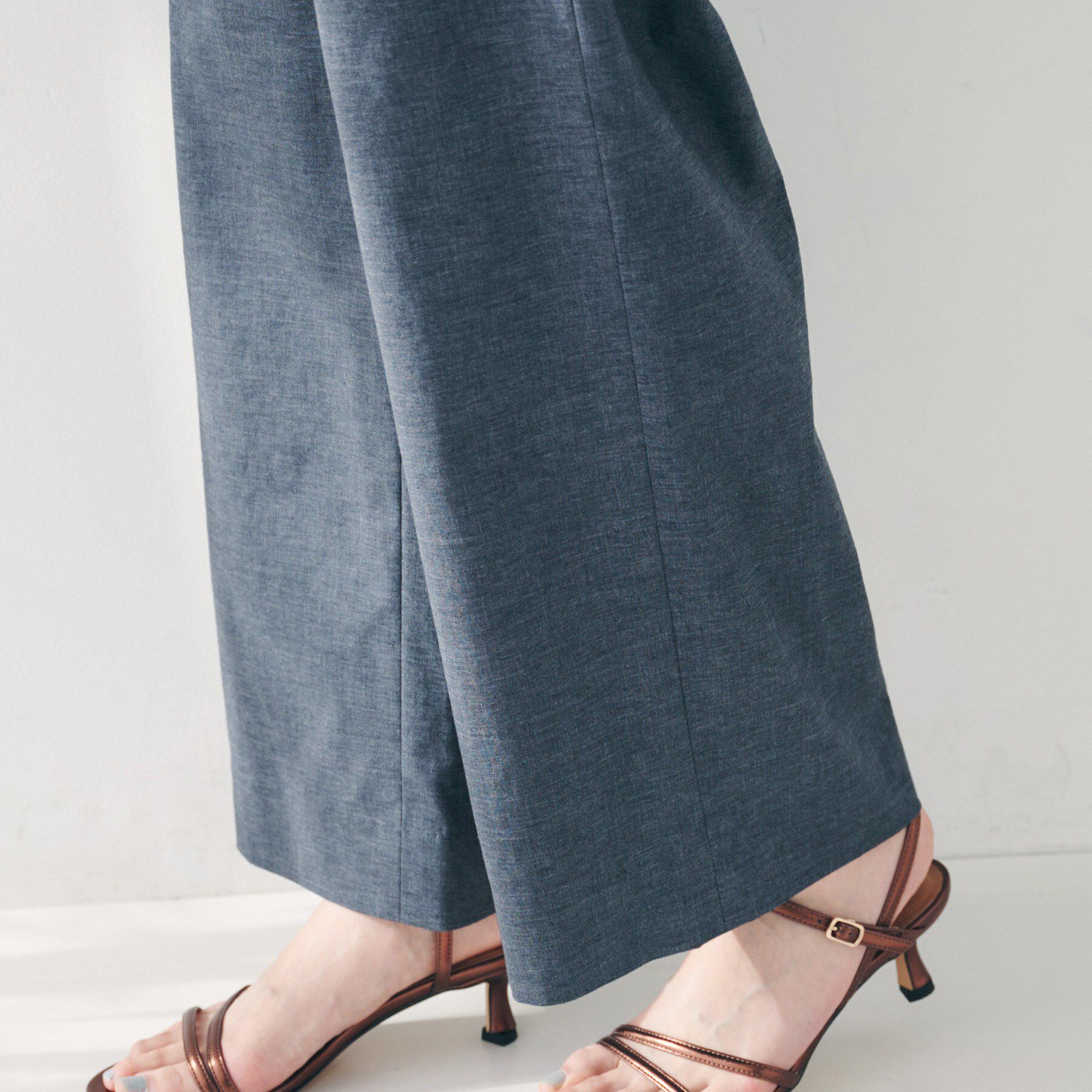 UNTITLED「【ワイド/後ろウエストゴム】ヘンプマリンパンツ」|その他|