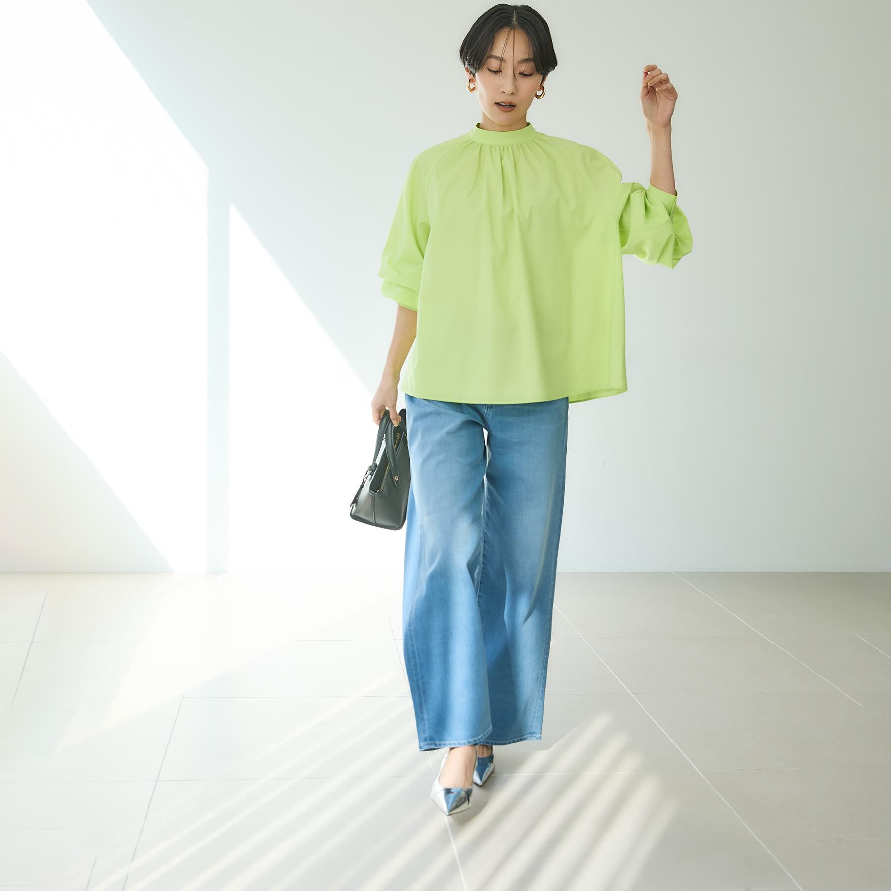 UNTITLED「【古畑星夏さん着用/人気デニム/快適に美シルエット見せ】MAKE&times;DENIM WIDE」|デニム|