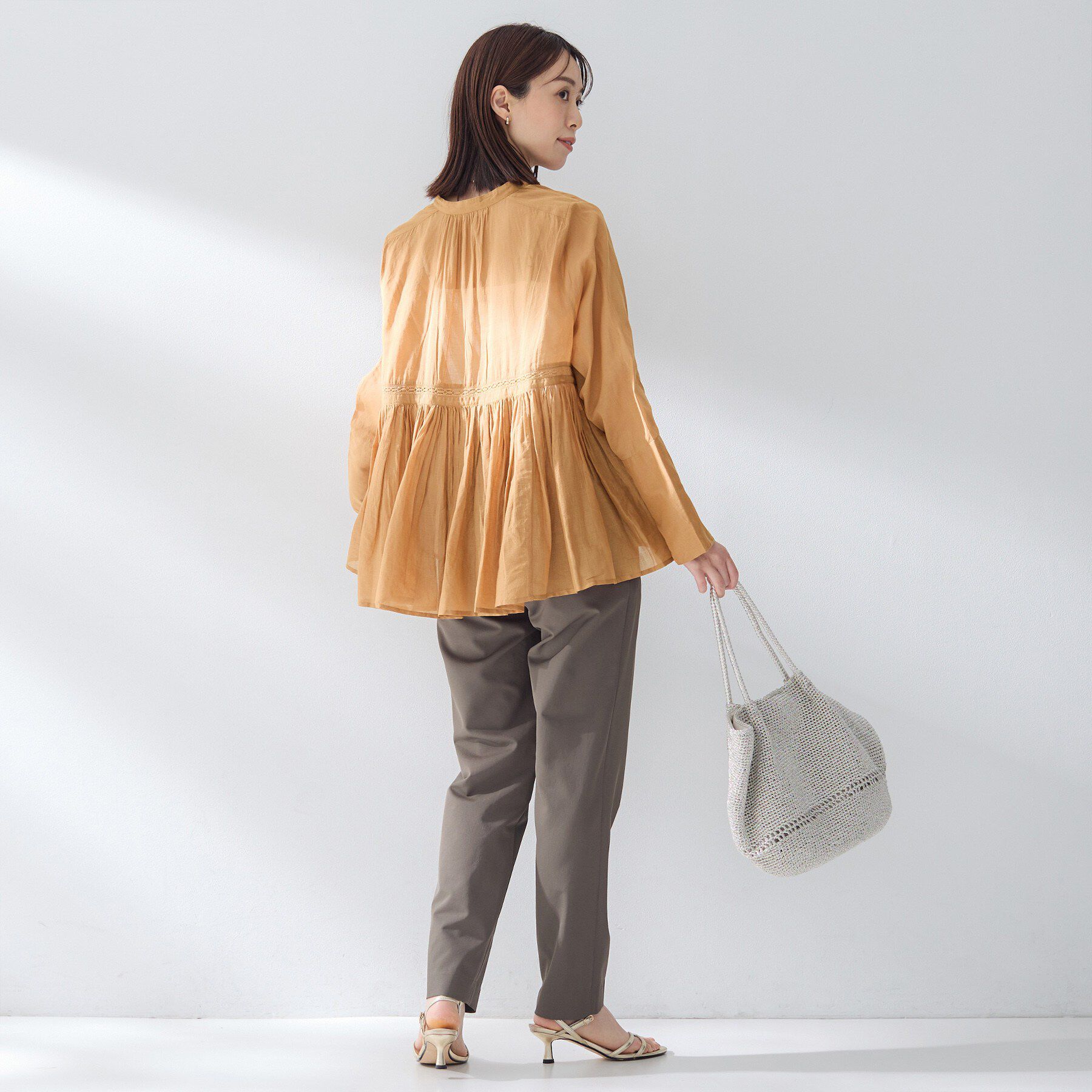 UNTITLED「【MARILYN MOON】シアーレースブラウス」|シャツ・ブラウス|