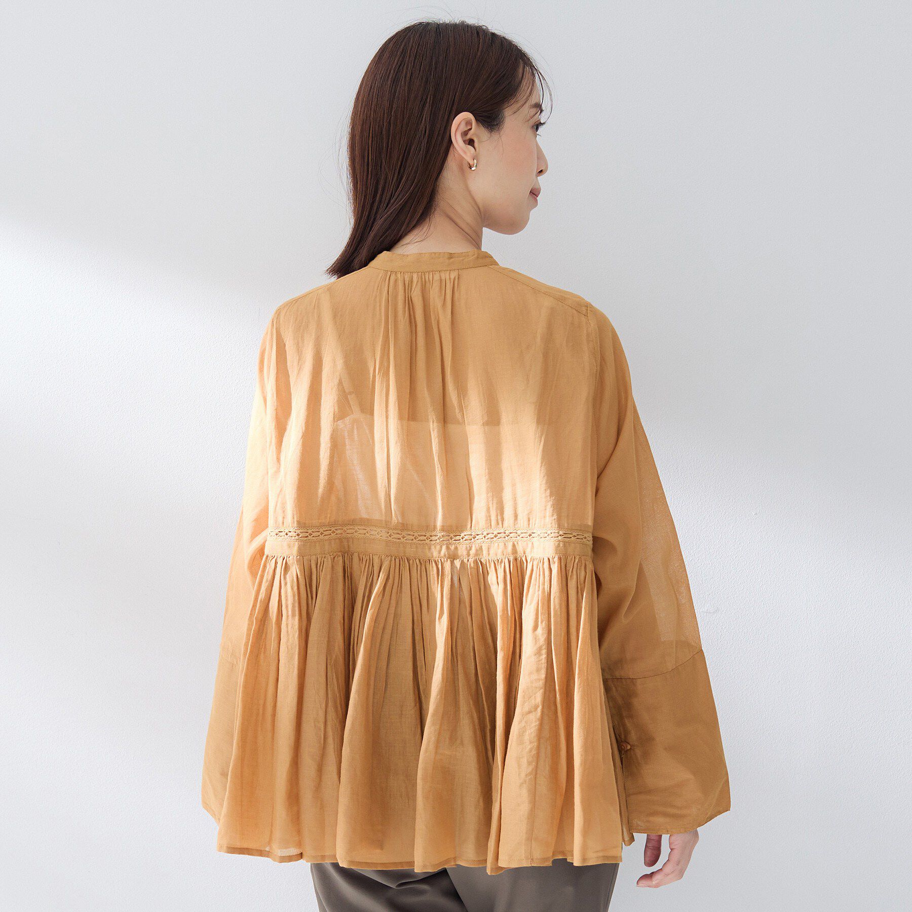 UNTITLED「【MARILYN MOON】シアーレースブラウス」|シャツ・ブラウス|