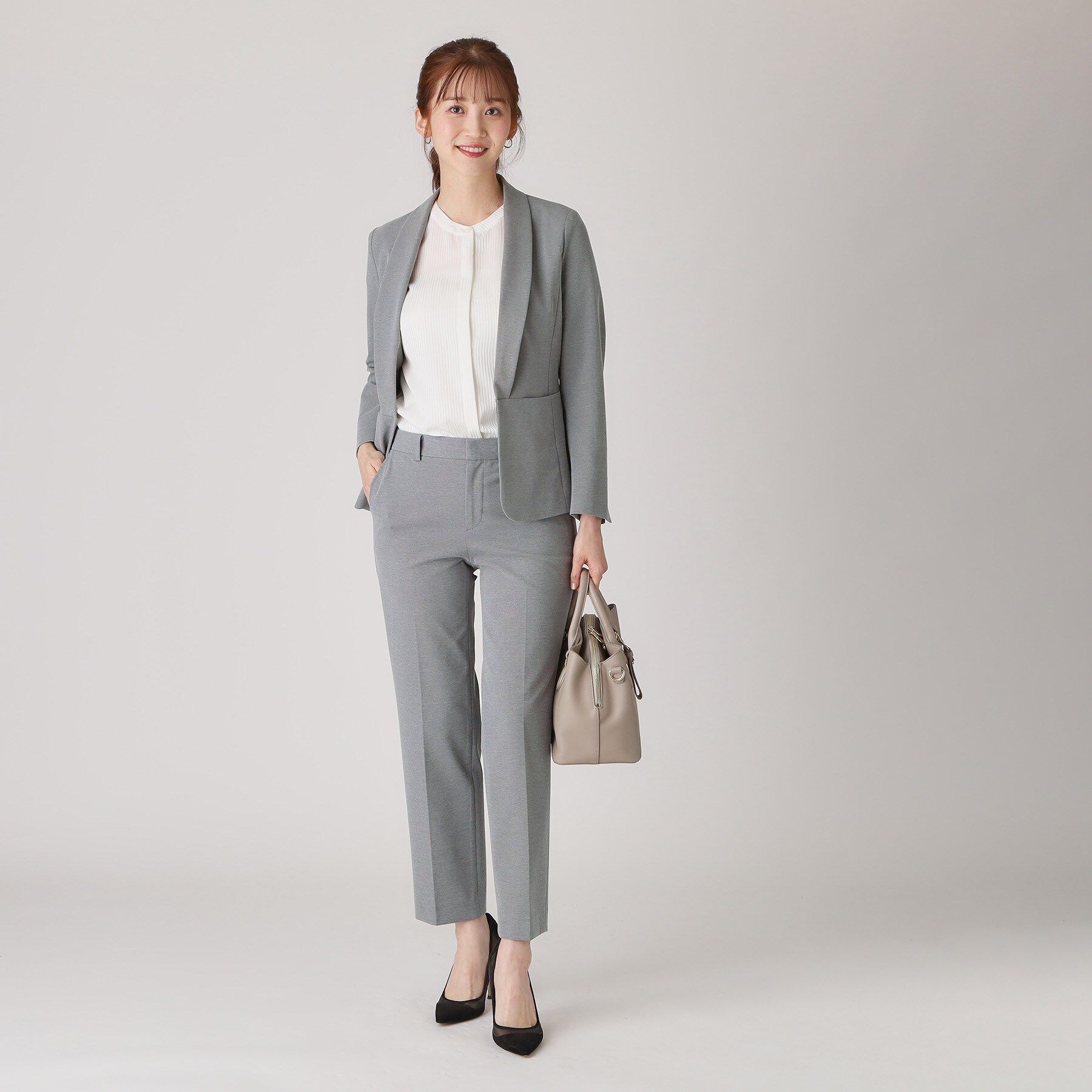 COUP DE CHANCE「【洗える／日本製】ショールカラージャケット」|ノーカラージャケット|