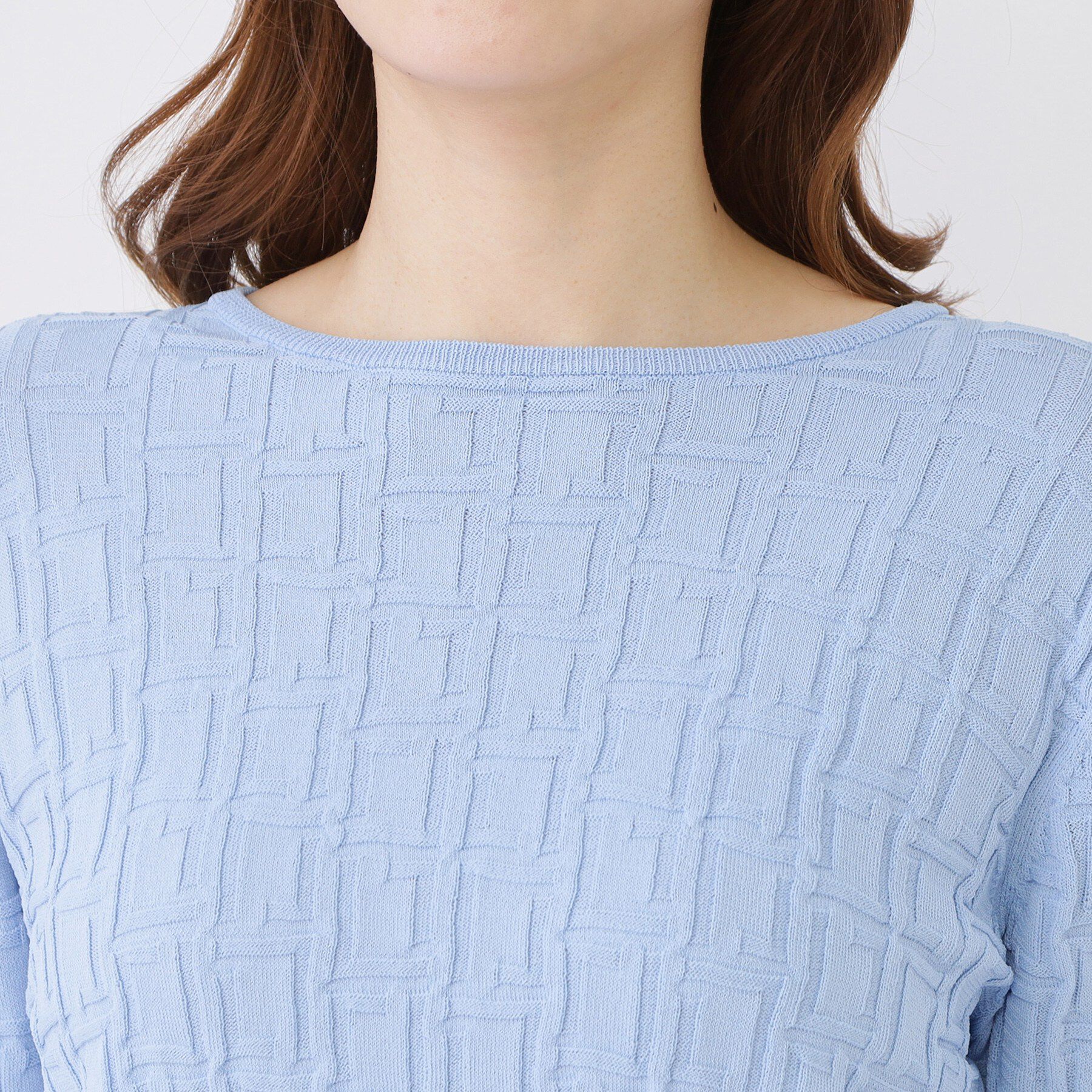 COUP DE CHANCE「【手洗い可/通勤】幾何柄編みニット」|ニット・セーター|