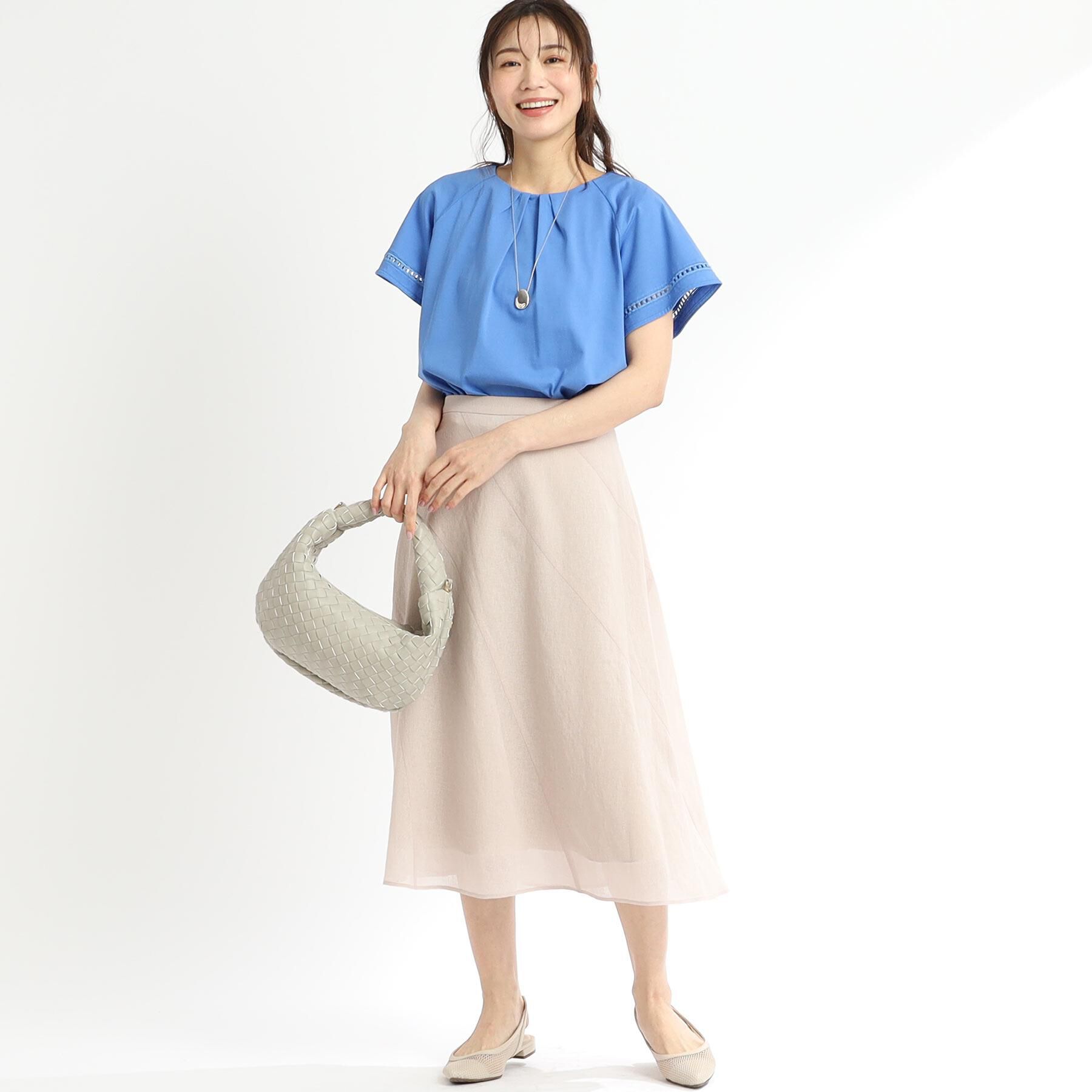 Reflect「【手洗い可】フレアースリーブカットソー」|Tシャツ・カットソー|