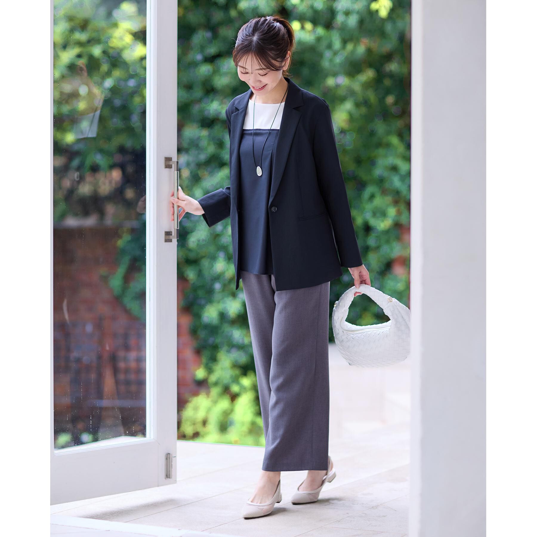 Reflect「【マシンウォッシュ可／セットアップ可／通勤におすすめ】ドライタッチジャケット」|テーラードジャケット|