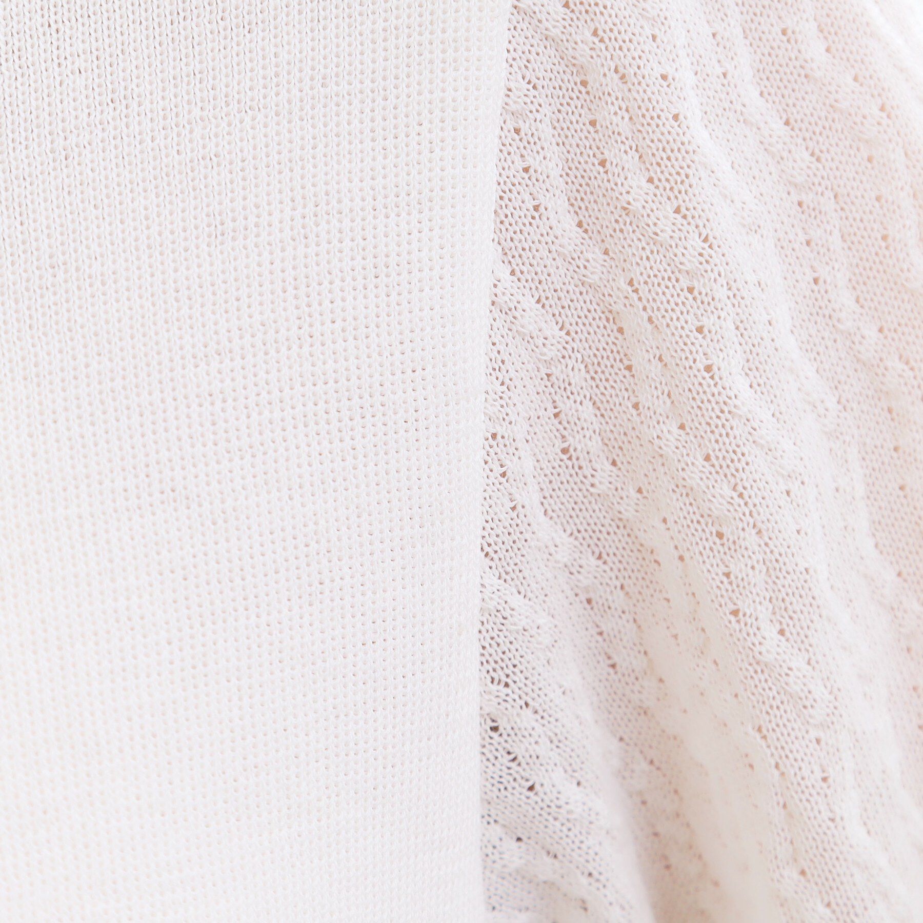 Reflect「透かしスリーブデザインハイゲージニット」|ニット・セーター|