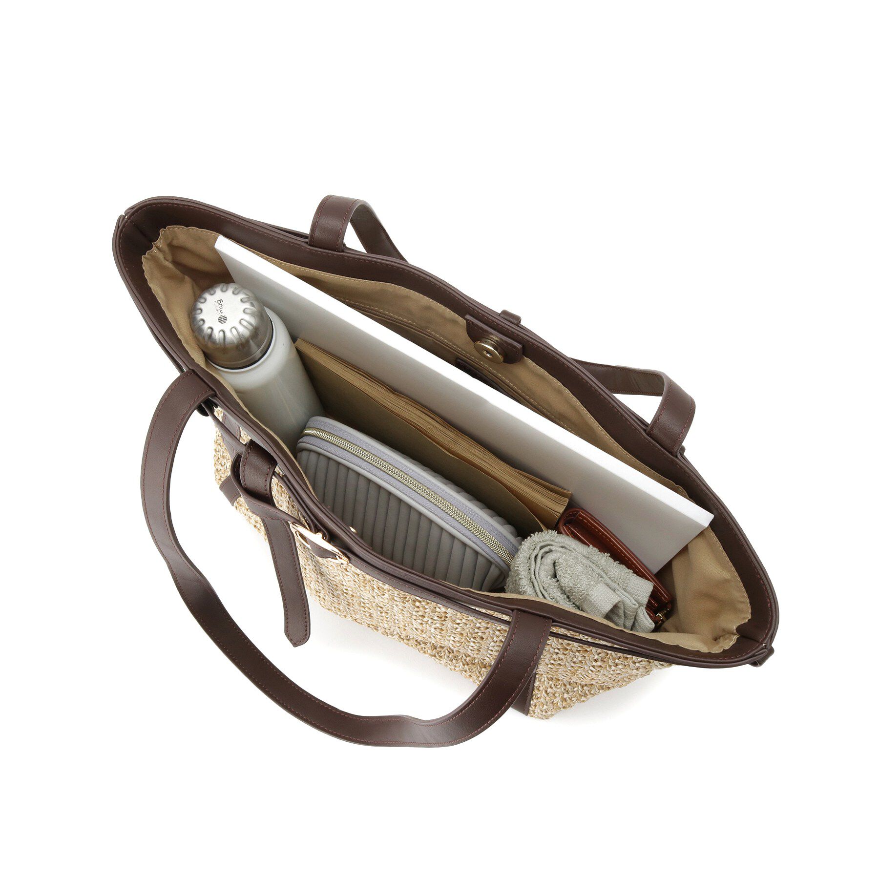 Reflect「【A4サイズ可】雑材ベルトデザイントートバッグ」|トートバッグ|