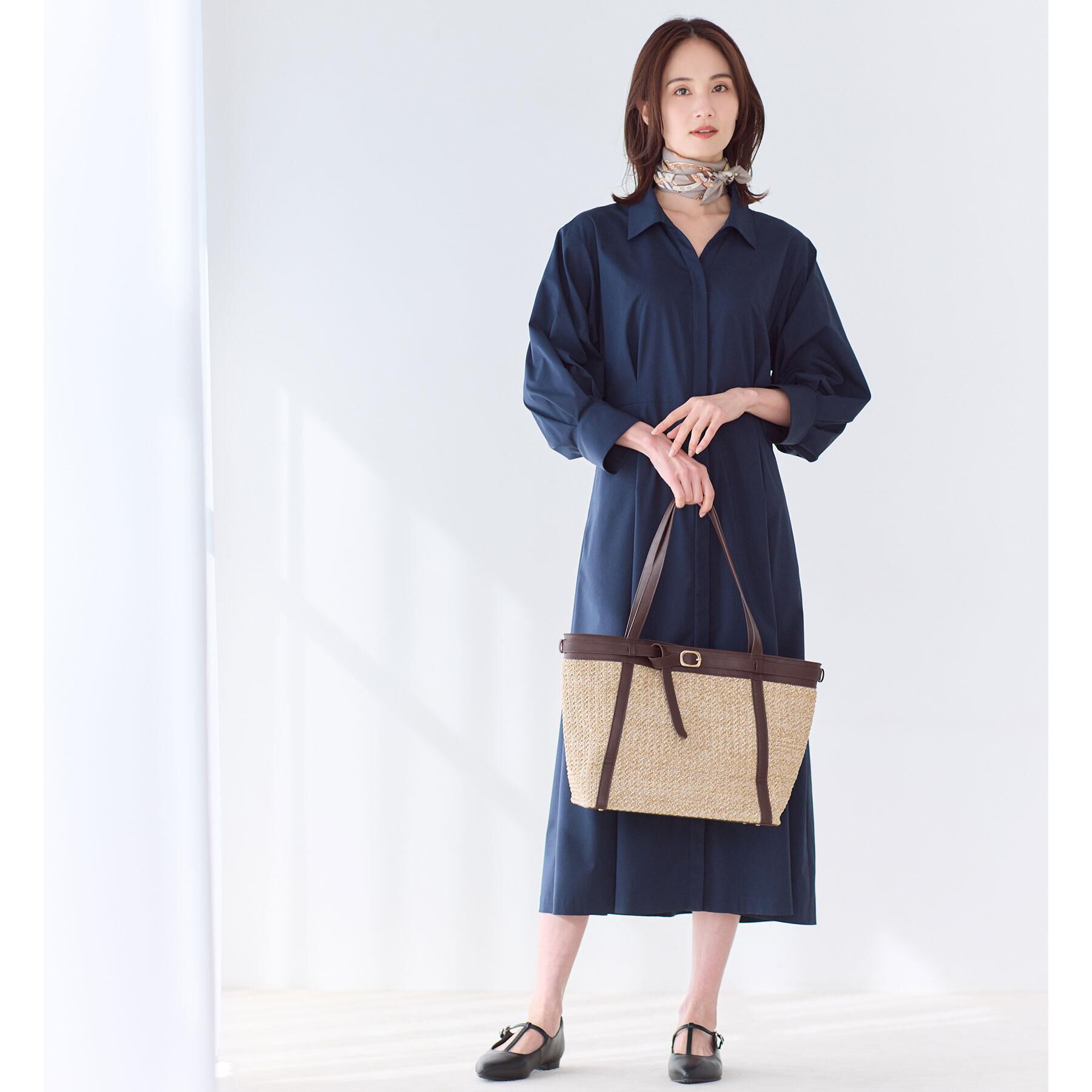 Reflect「【A4サイズ可】雑材ベルトデザイントートバッグ」|トートバッグ|