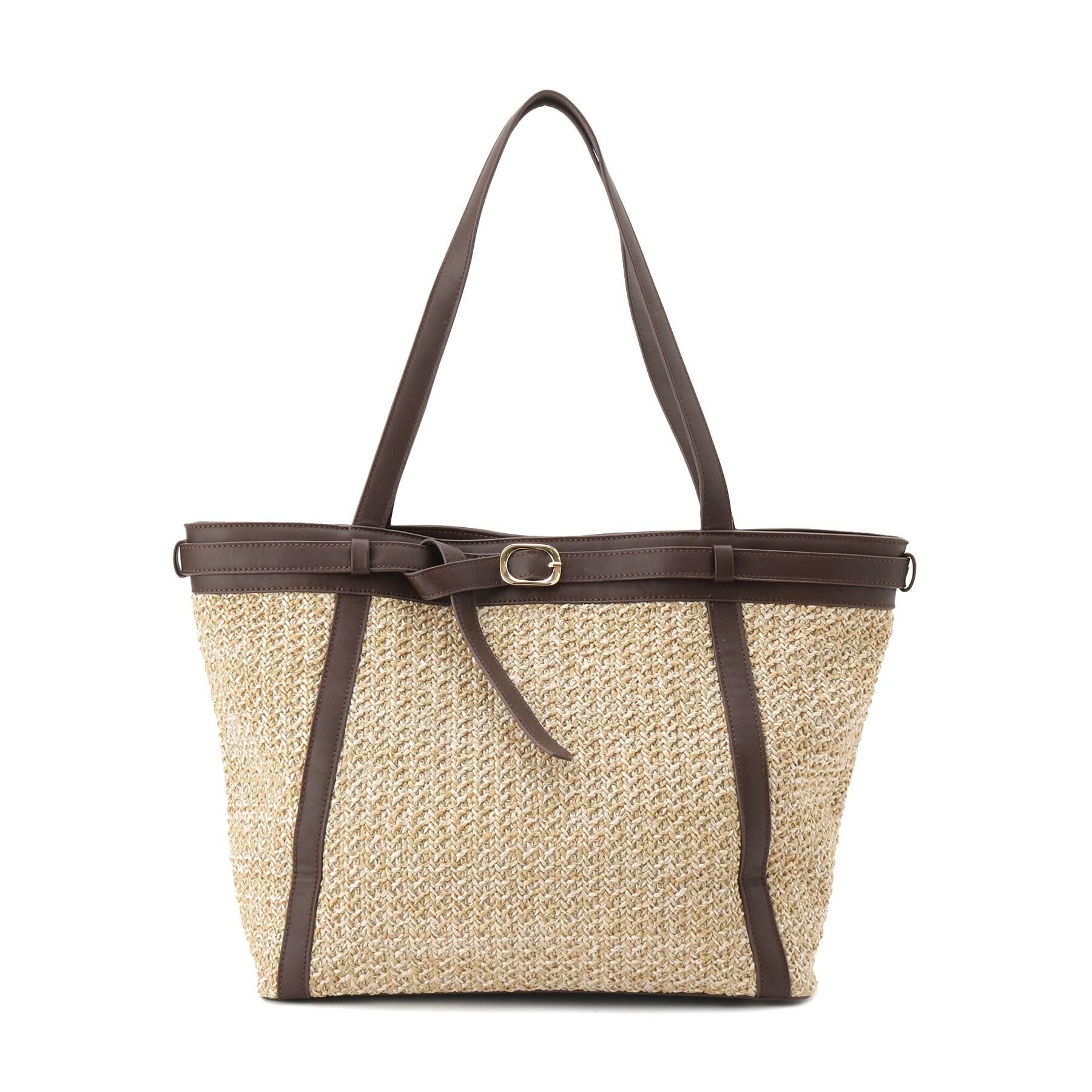 Reflect「【A4サイズ可】雑材ベルトデザイントートバッグ」|トートバッグ|