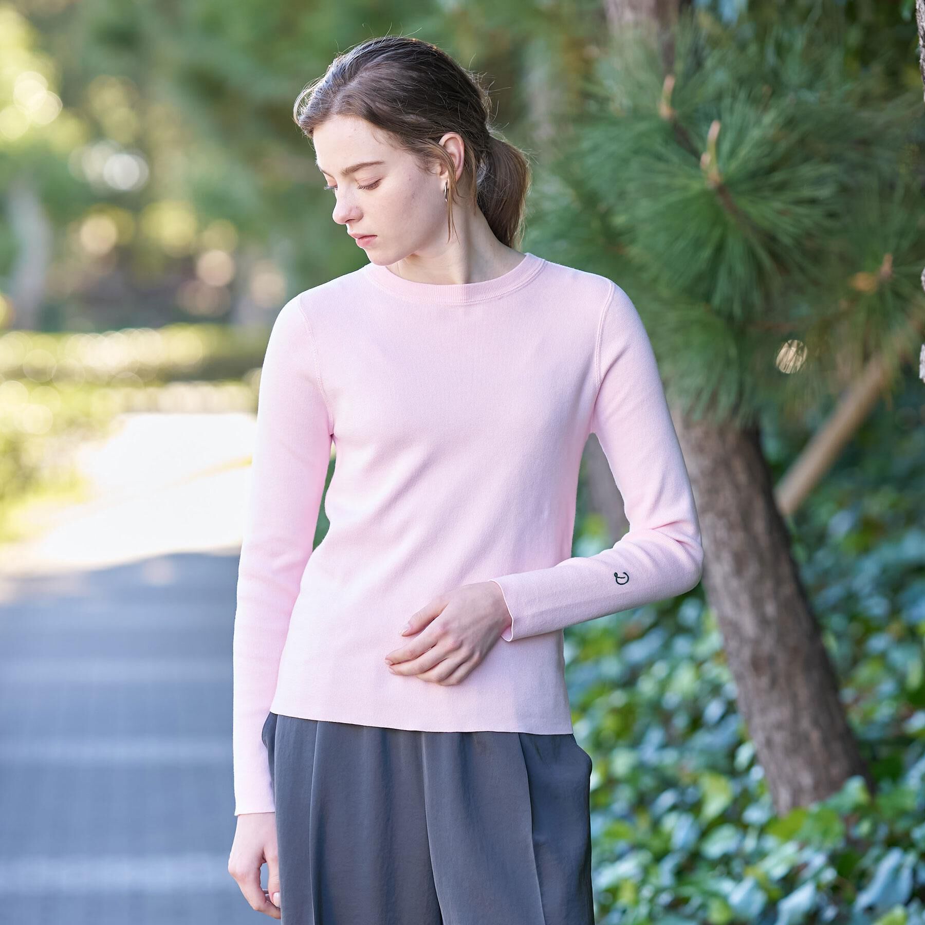 DRESSTERIOR「【ウォッシャブル】コットンフルニードルニット」|ニット・セーター|