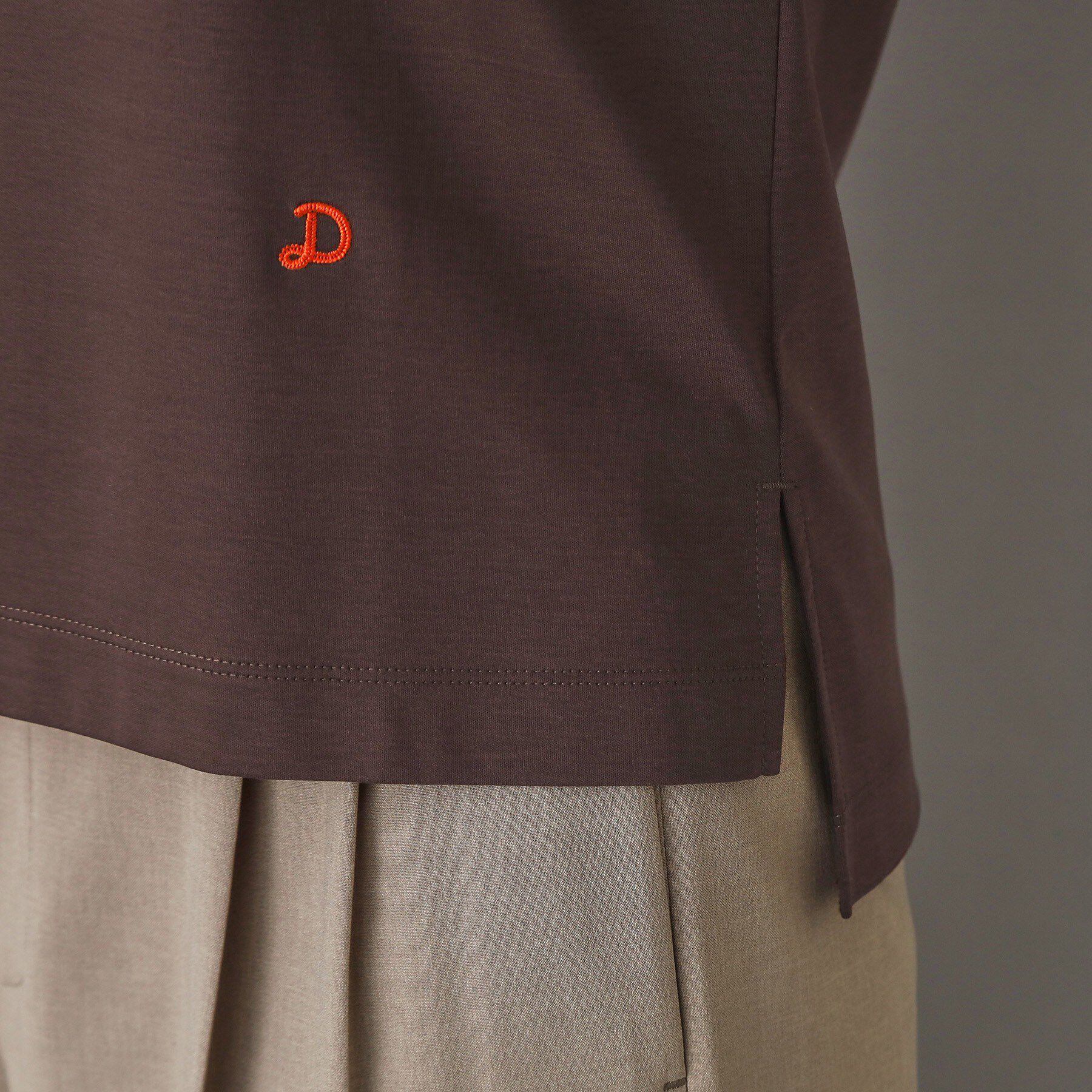 DRESSTERIOR「【接触冷感／抗菌防臭／消臭】アイスクリアコットンフレンチスリーブT」|Tシャツ・カットソー|