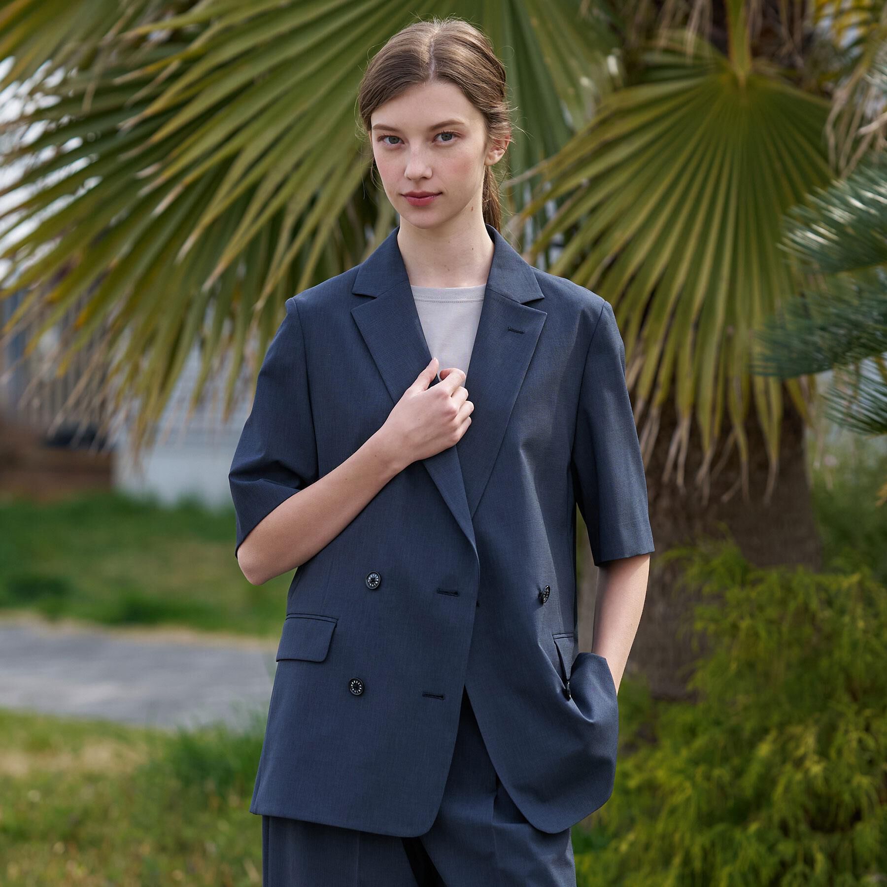 DRESSTERIOR「【otonaMUSE5月号掲載/セットアップ可】ウォッシャブルイージーサマージャケット」|テーラードジャケット|