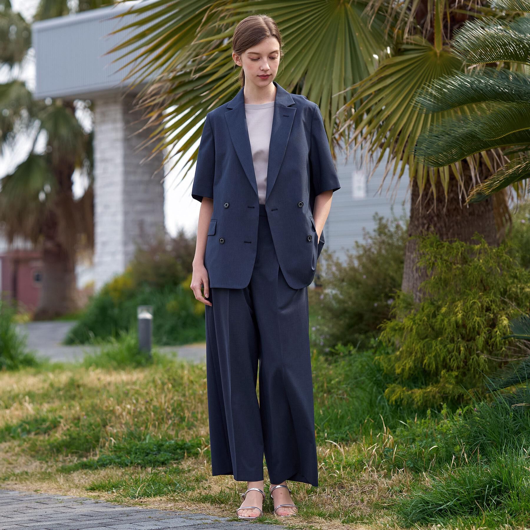 DRESSTERIOR「【otonaMUSE5月号掲載/セットアップ可】ウォッシャブルイージーサマージャケット」|テーラードジャケット|