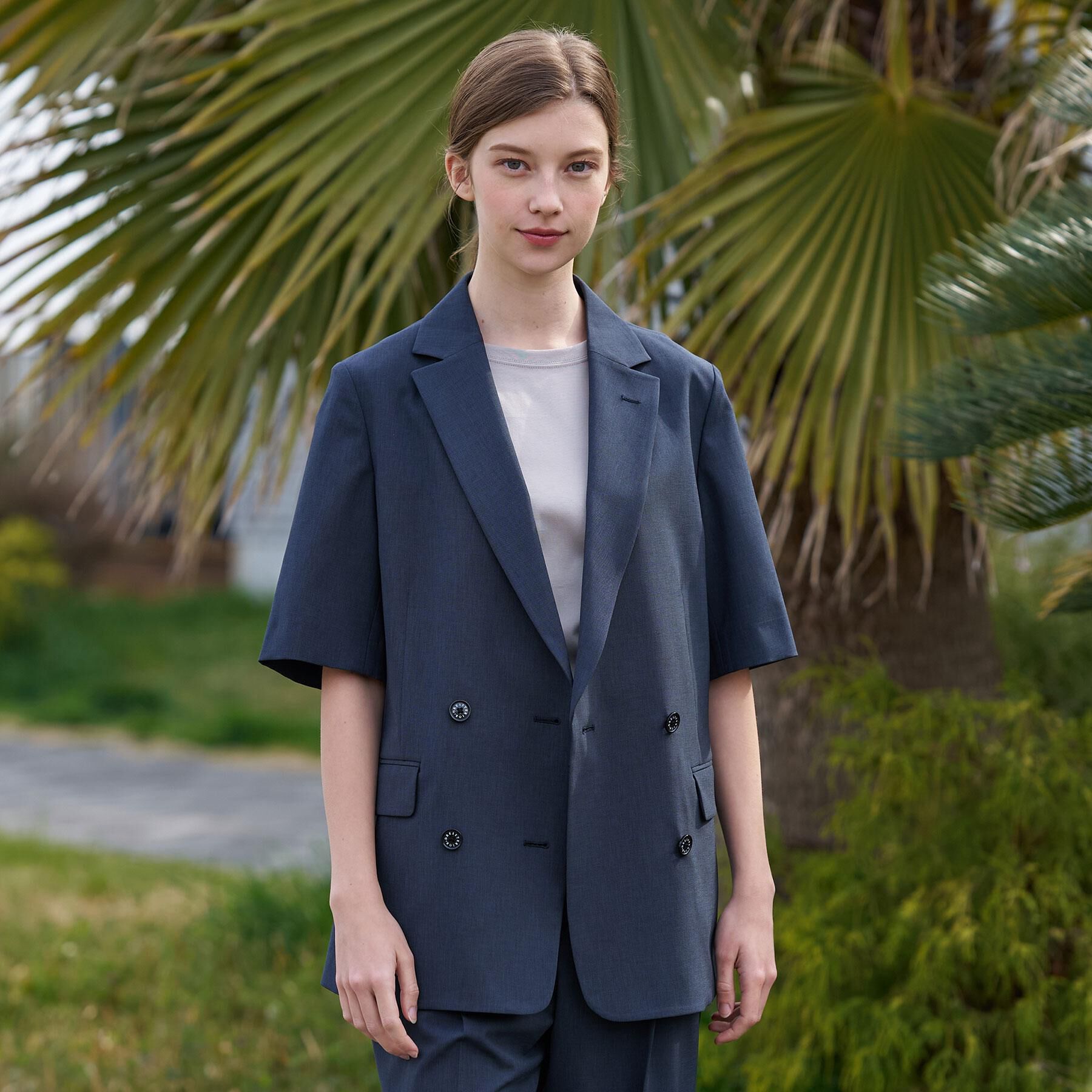 DRESSTERIOR「【otonaMUSE5月号掲載/セットアップ可】ウォッシャブルイージーサマージャケット」|テーラードジャケット|