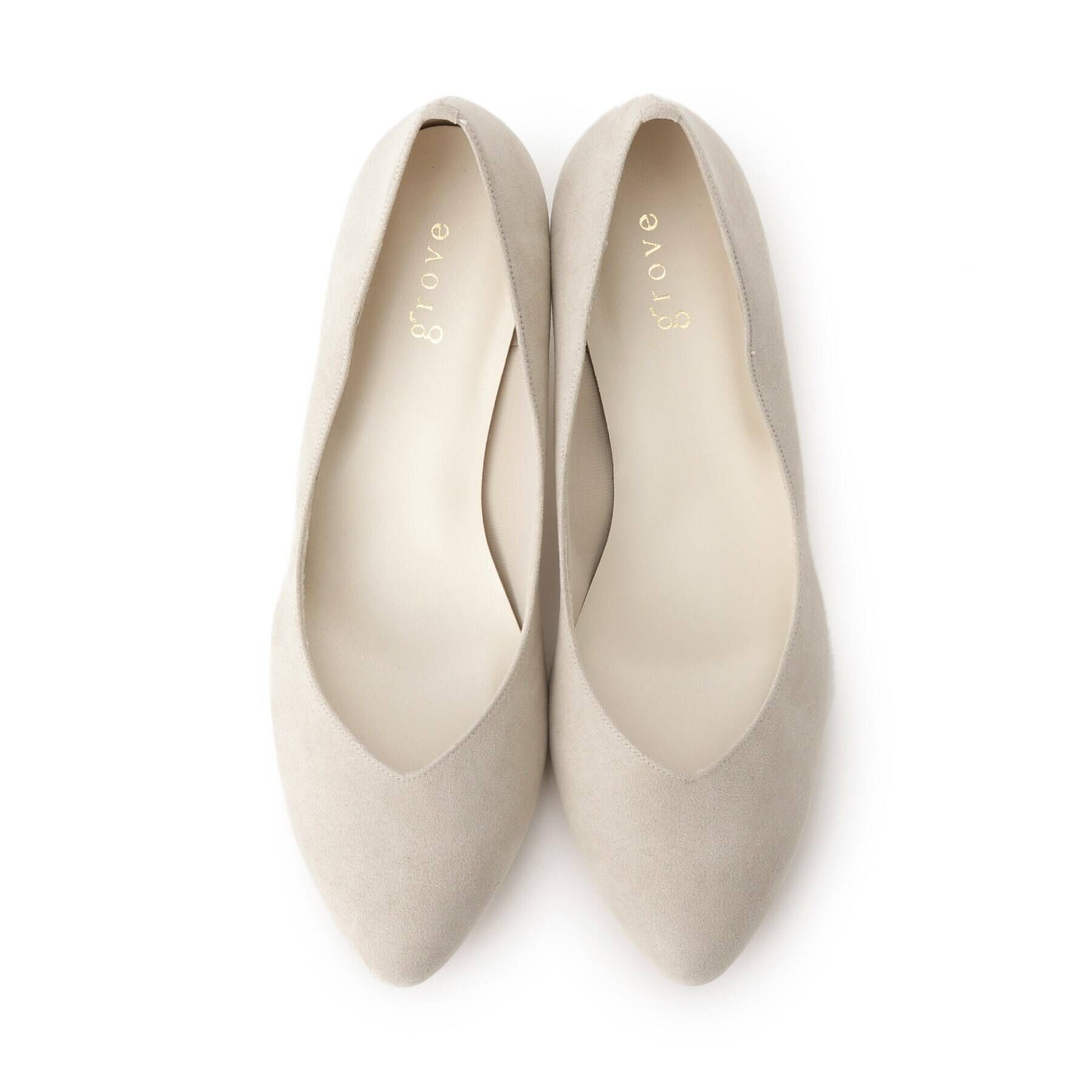 grove「【はっ水加工】やわここちチャンキーヒールパンプス(ヒール5.0cm)」|パンプス|