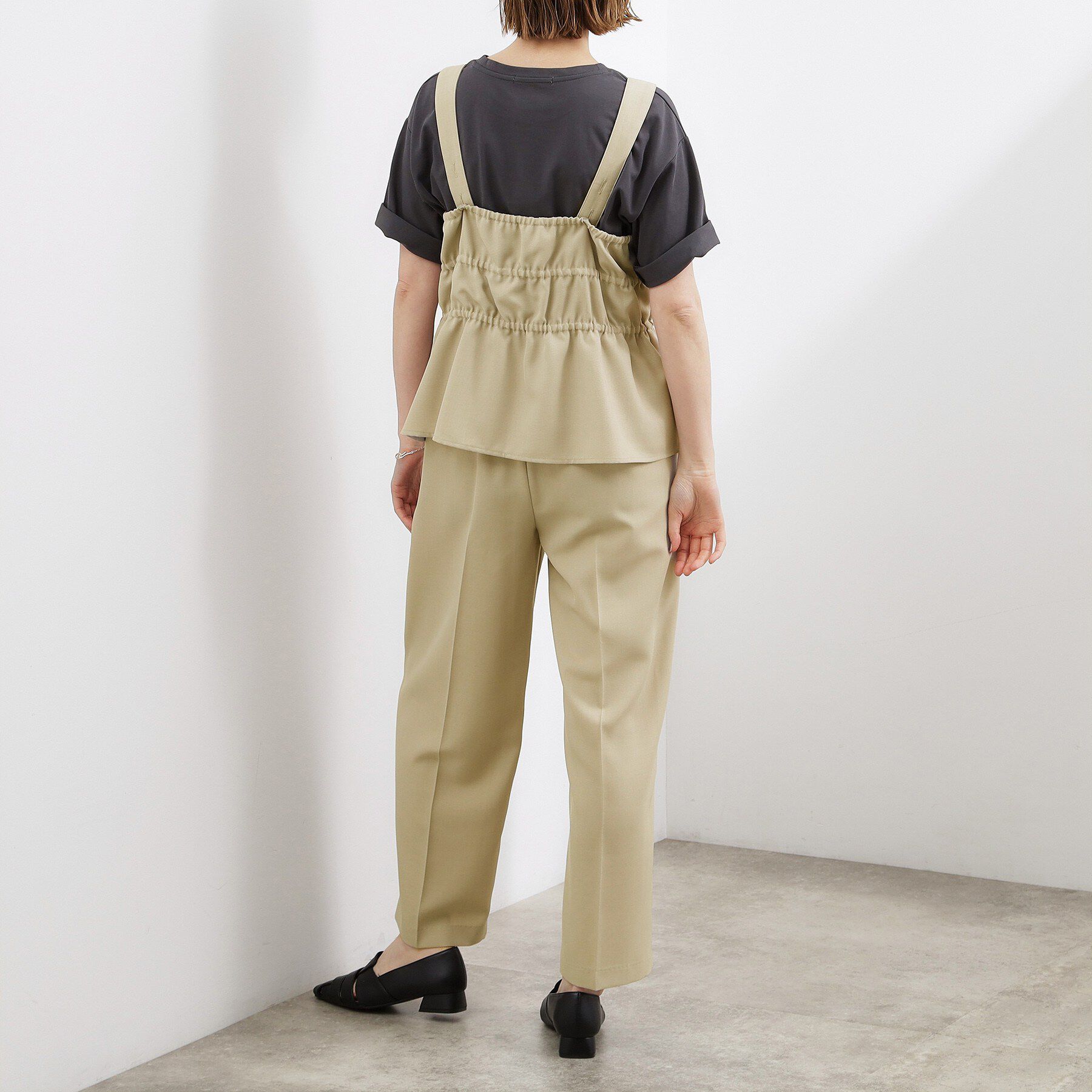 grove「シャーリングビスチェSET UP」|スーツ|