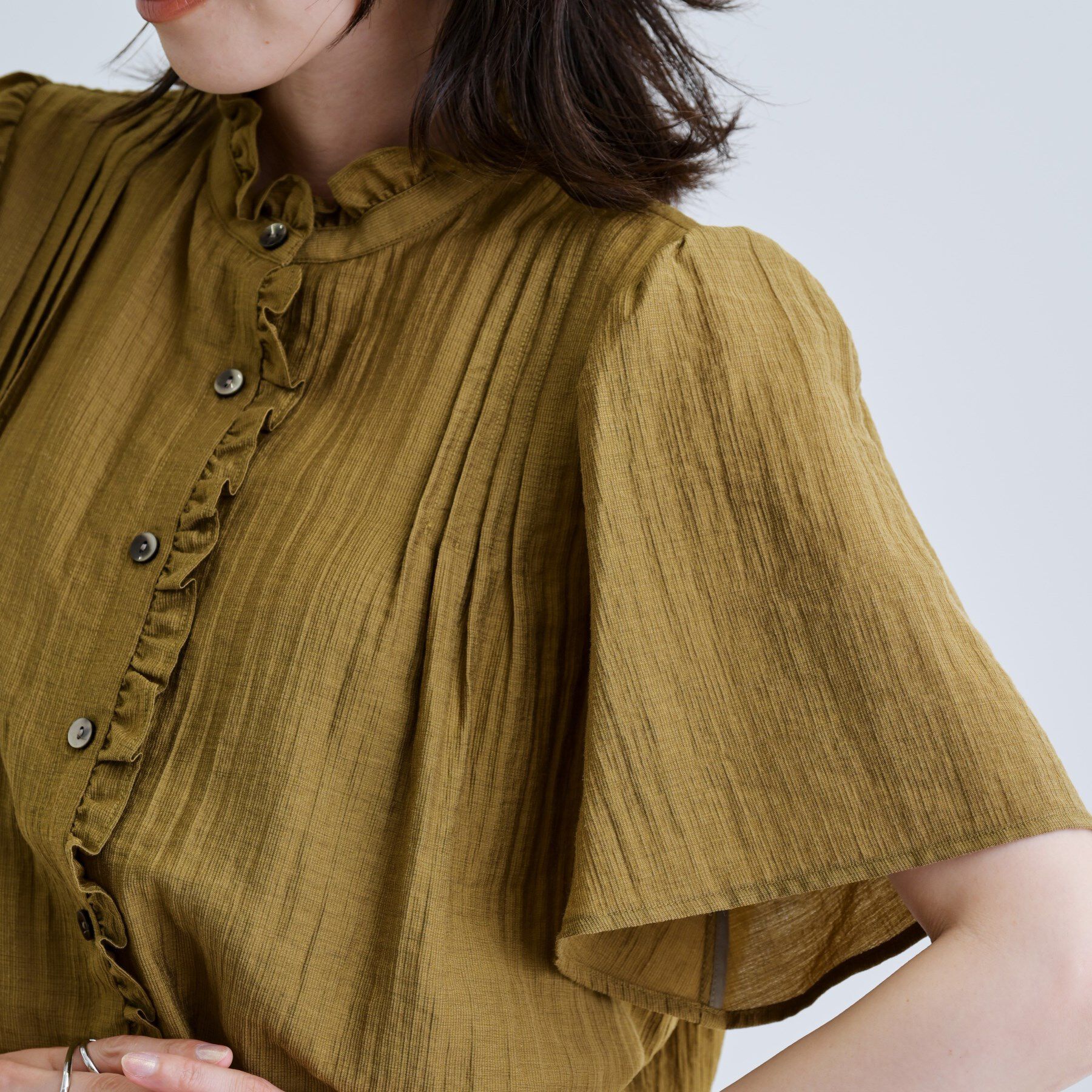 GALLEST「フレアスリーブブラウス」|シャツ・ブラウス|