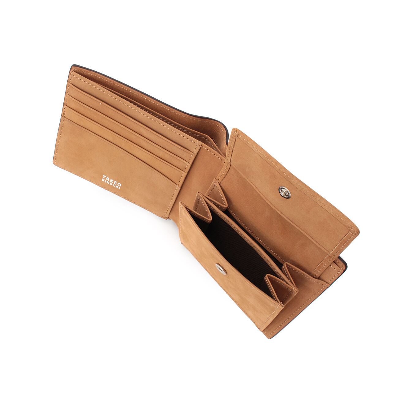 TAKEO KIKUCHI「【ソフト＆ナチュラル】ミニメッシュ レザー 2つ折り財布」|財布|