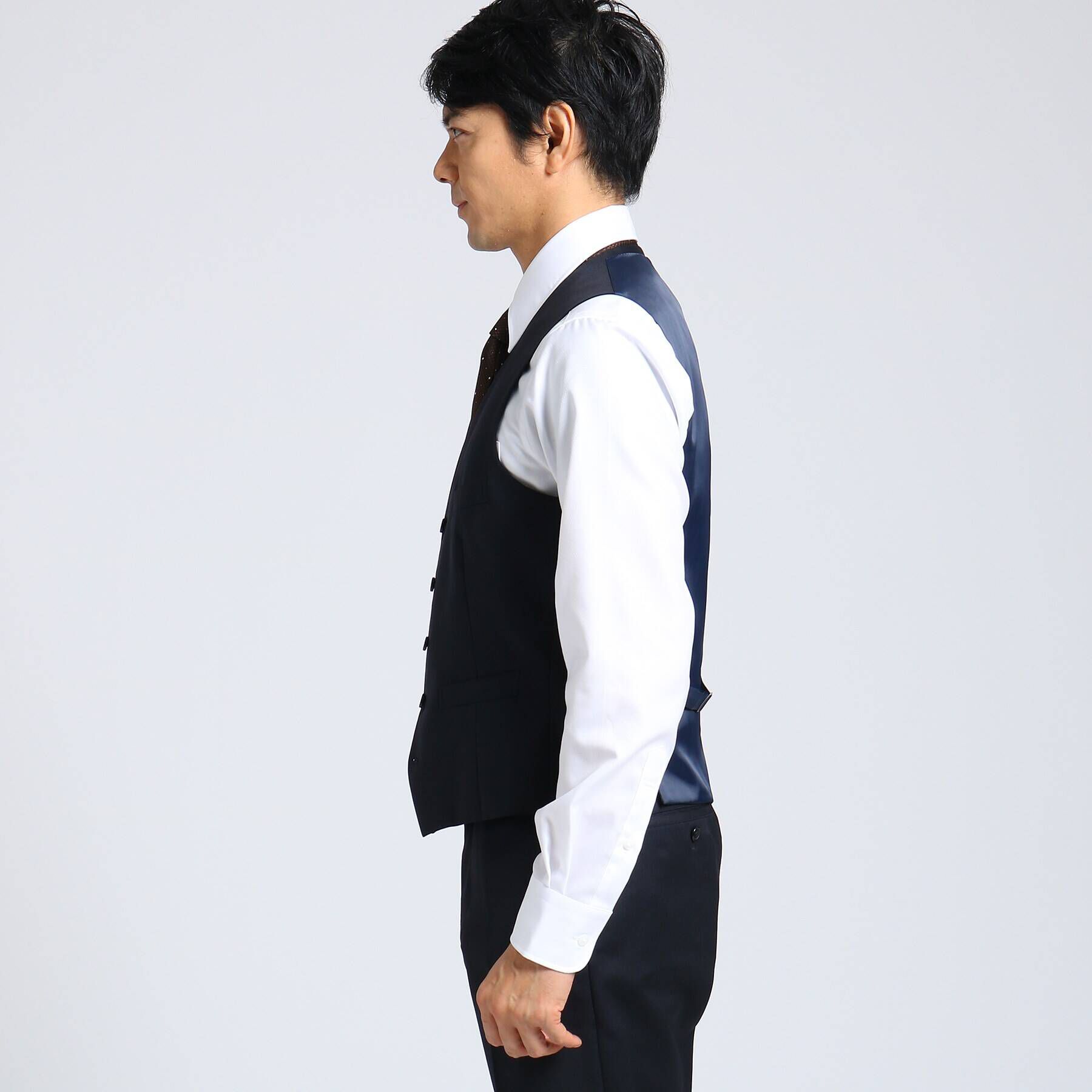 TAKEO KIKUCHI「【J&infin;QUALITY】サージベスト Fabric by MIYUKI KEORI」|スーツ|