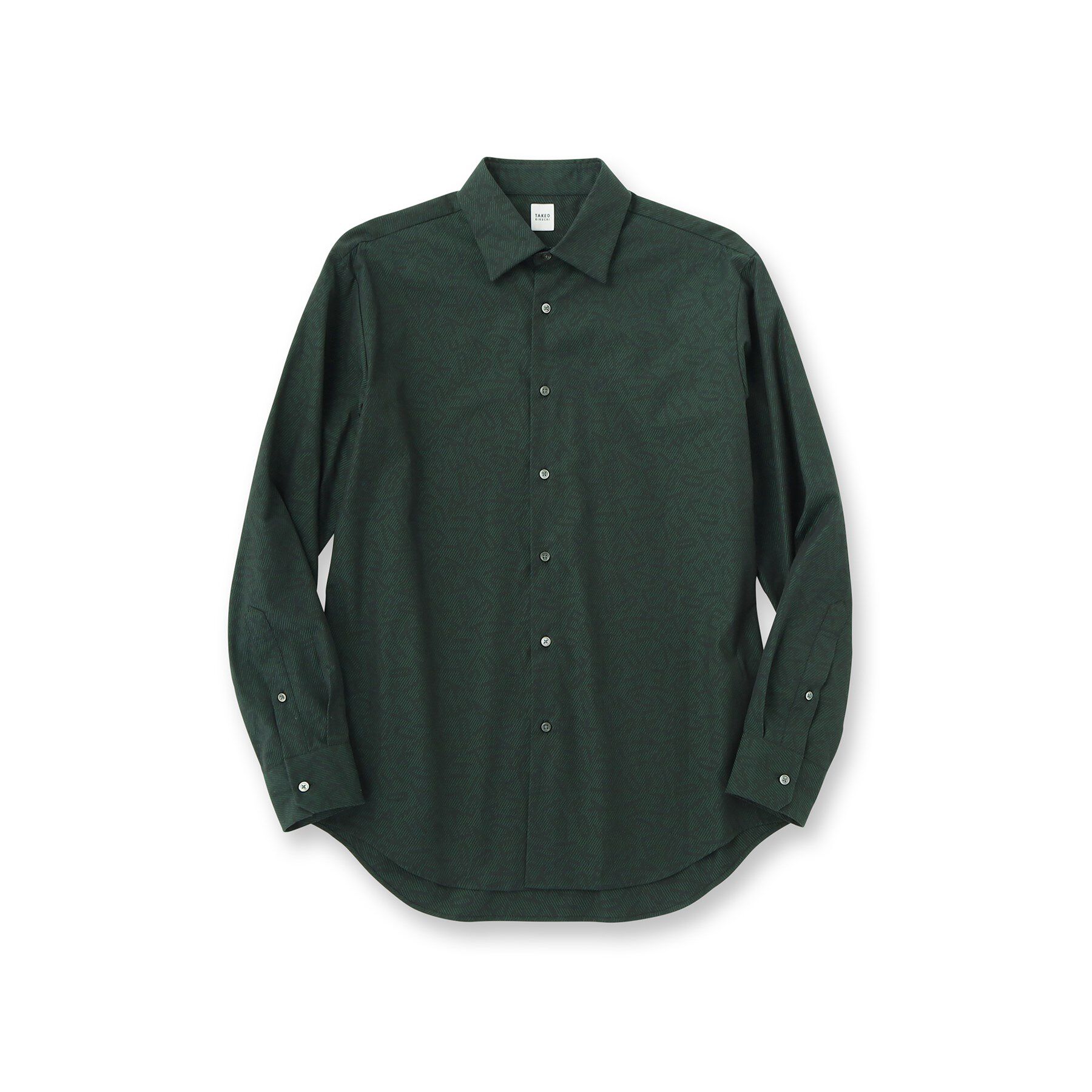 TAKEO KIKUCHI「ランダムロゴ ドビーシャツ」|シャツ・ブラウス|