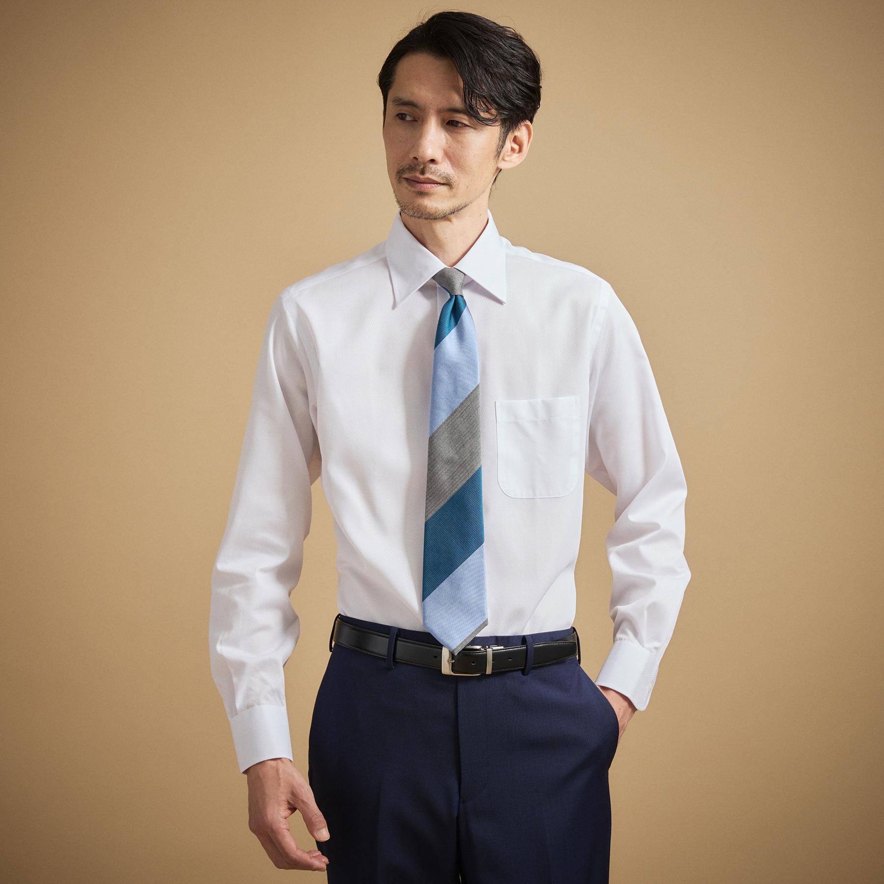 TAKEO KIKUCHI「【形態安定】ドビー ドレスシャツ」|シャツ・ブラウス|