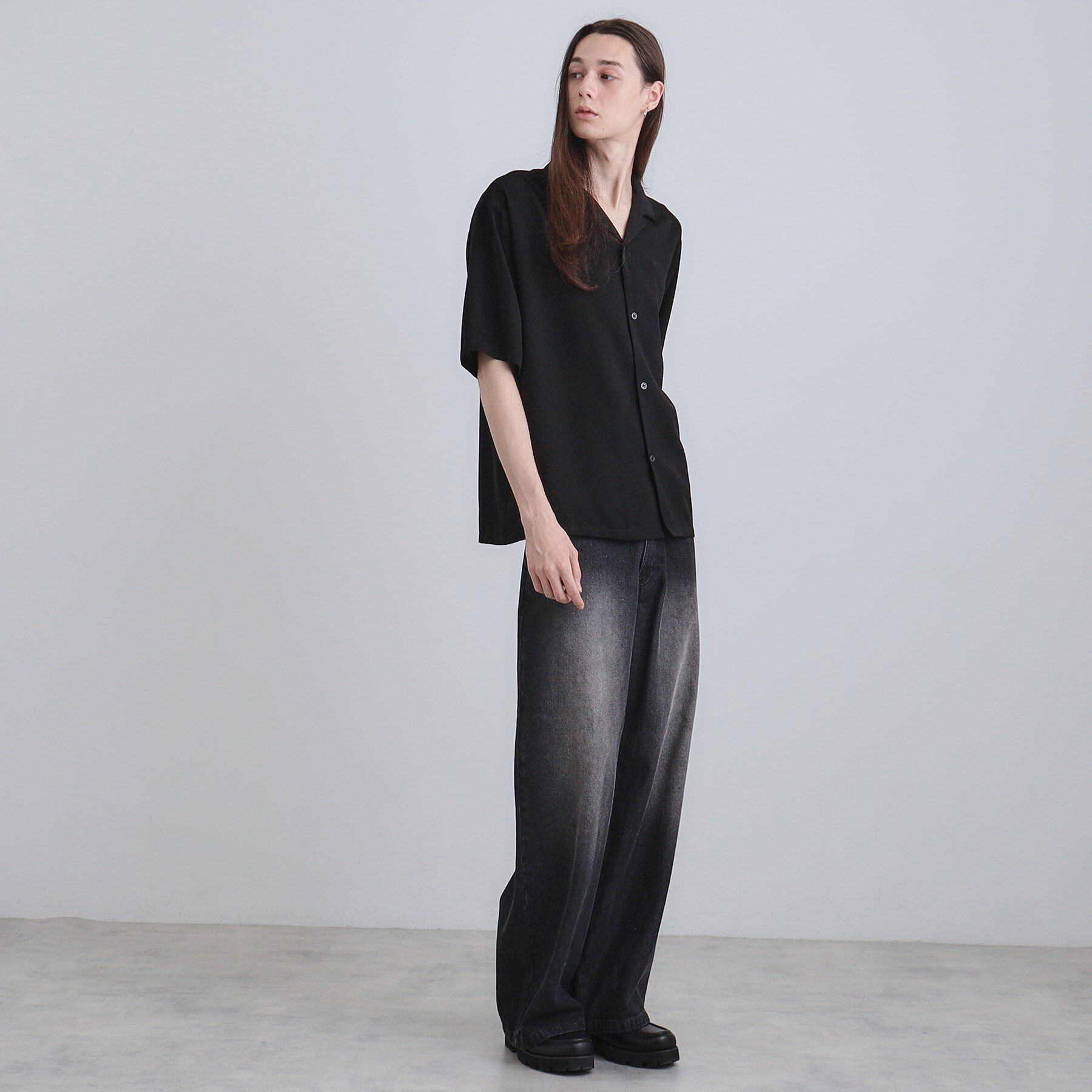 tk.TAKEO KIKUCHI「テッククレープ半袖シャツ」|シャツ・ブラウス|