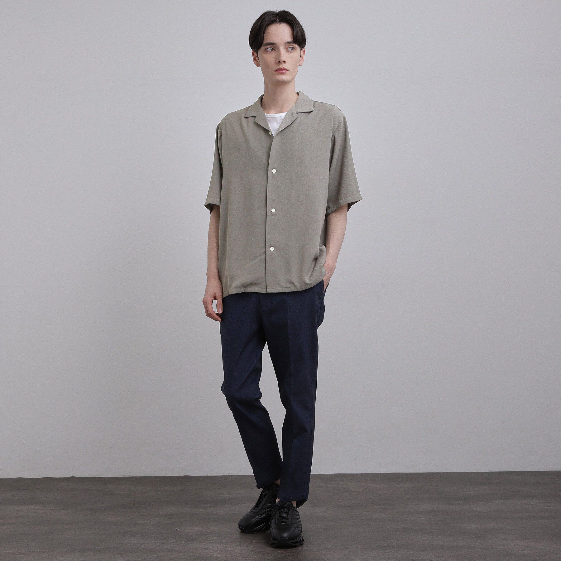 tk.TAKEO KIKUCHI「テッククレープ半袖シャツ」|シャツ・ブラウス|