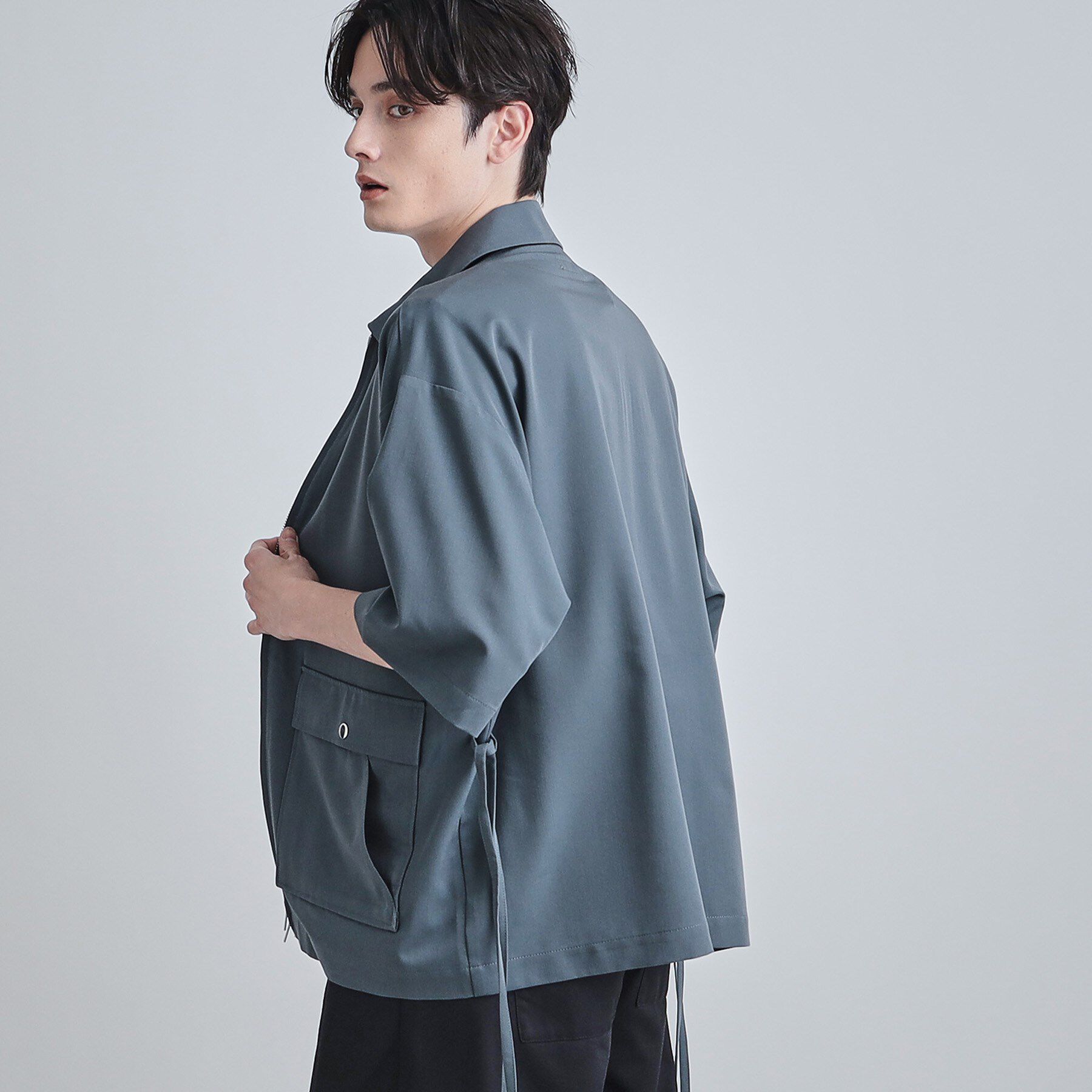 tk.TAKEO KIKUCHI「フロントジップシャツアウター」|シャツ・ブラウス|