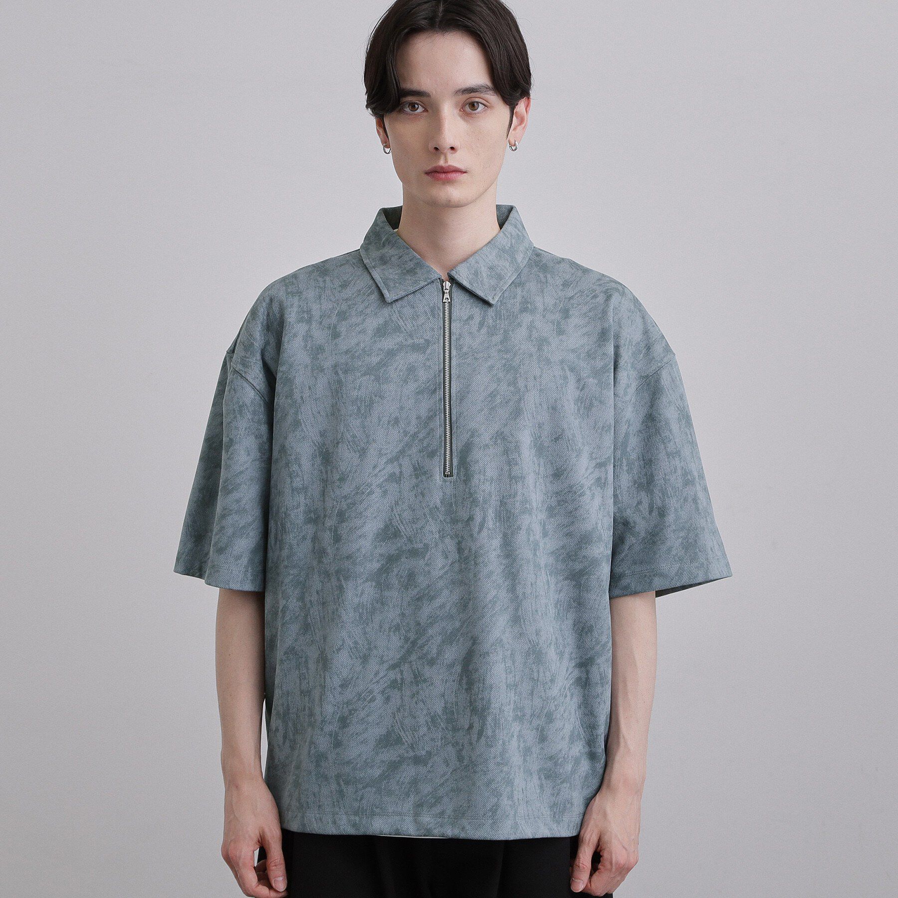 tk.TAKEO KIKUCHI「ヴィンテージハーフジップ」|ポロシャツ|