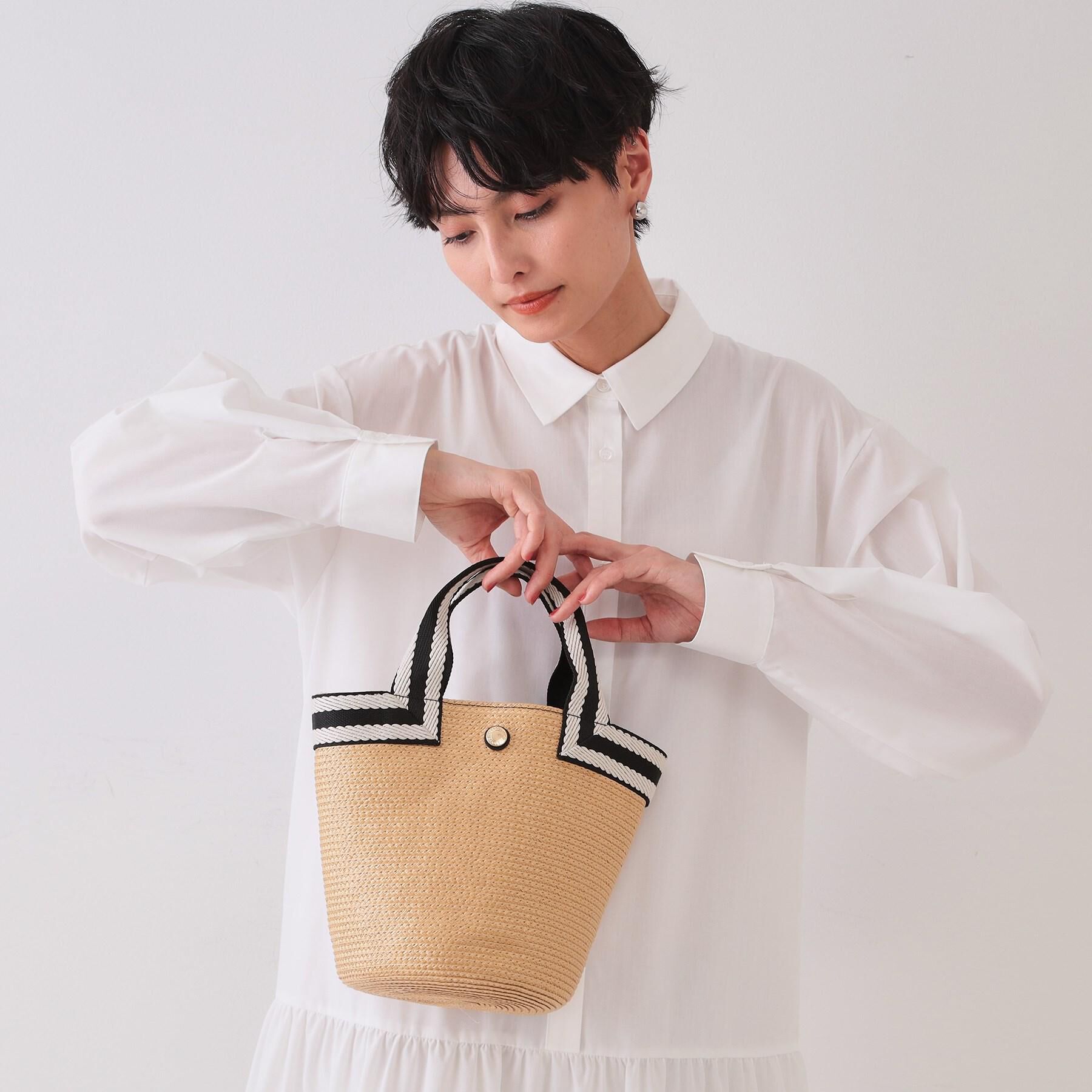 OPAQUE.CLIP「バスケット調デザインテープミニトートバッグ」|トートバッグ|