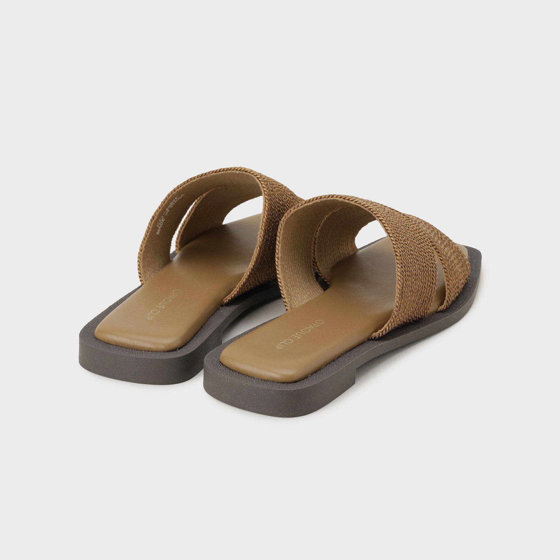 OPAQUE.CLIP「ラメコードラフサンダル」|サンダル|