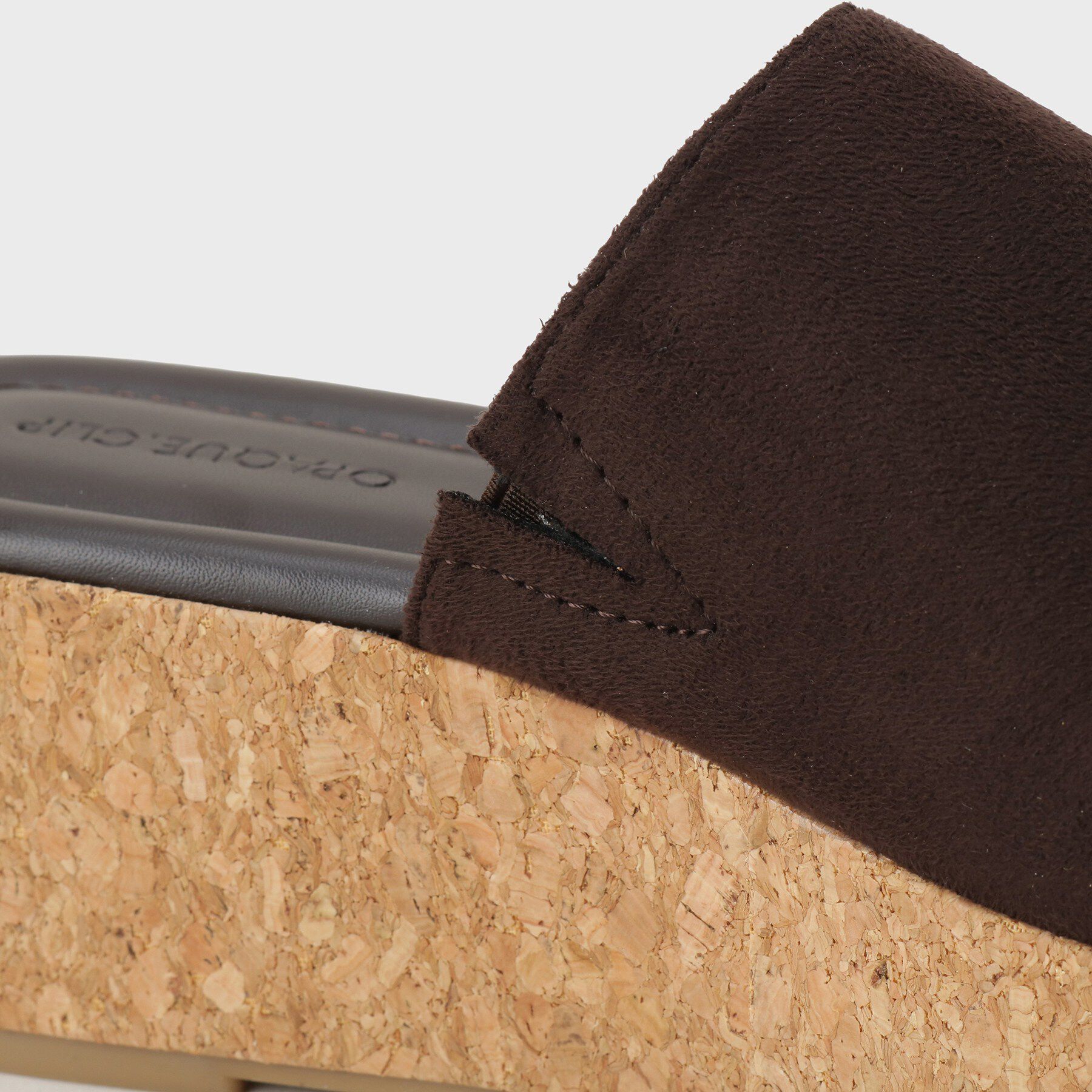 OPAQUE.CLIP「コルク厚底サンダル」|サンダル|