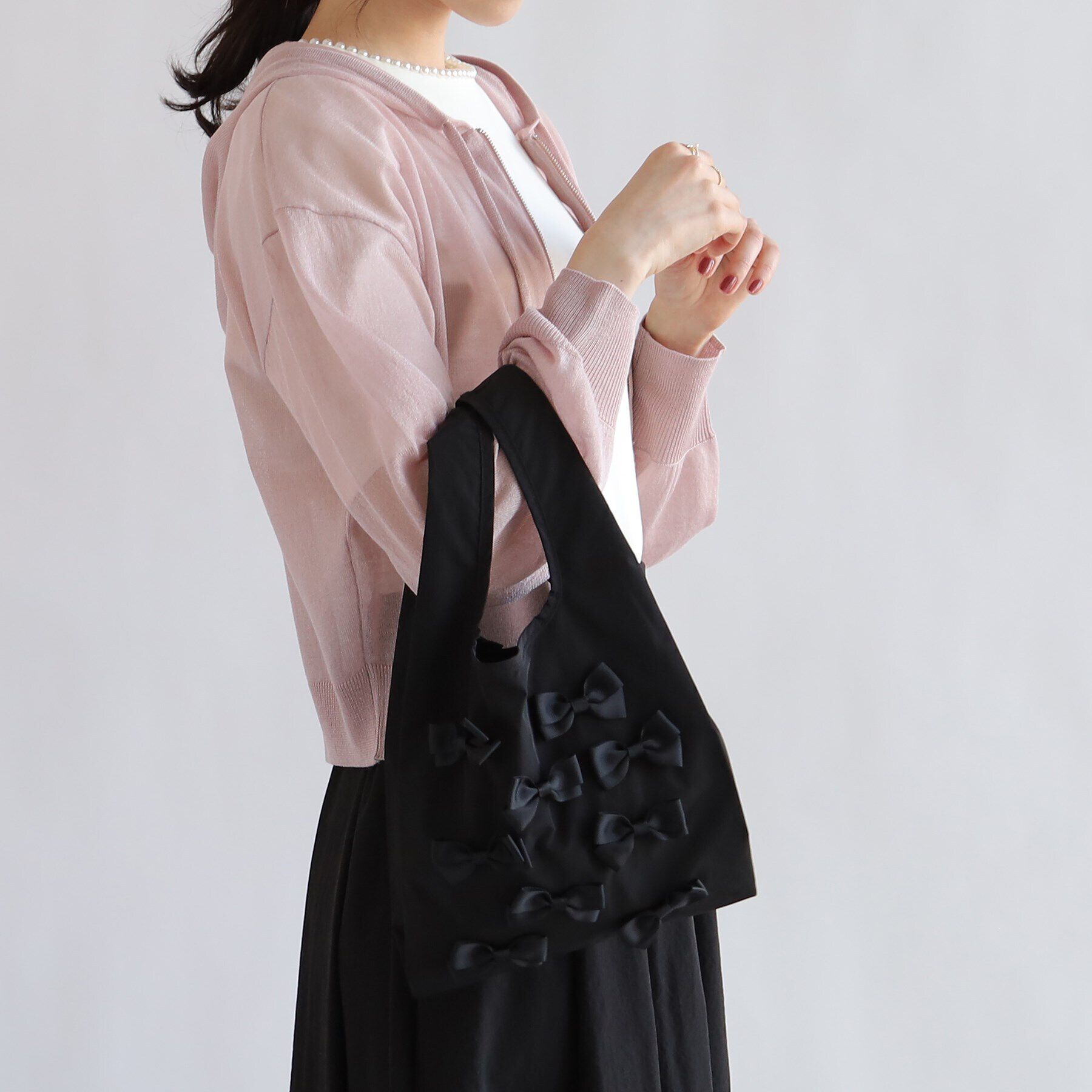 Couture broach「メニーリボン エコバッグ(小)」|エコバッグ|