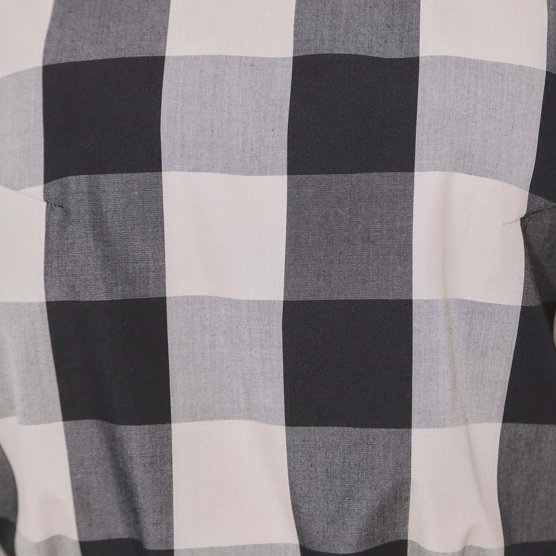 Couture broach「【マシンウォッシャブル・二の腕カバー】ブロックチェックブラウス」|シャツ・ブラウス|