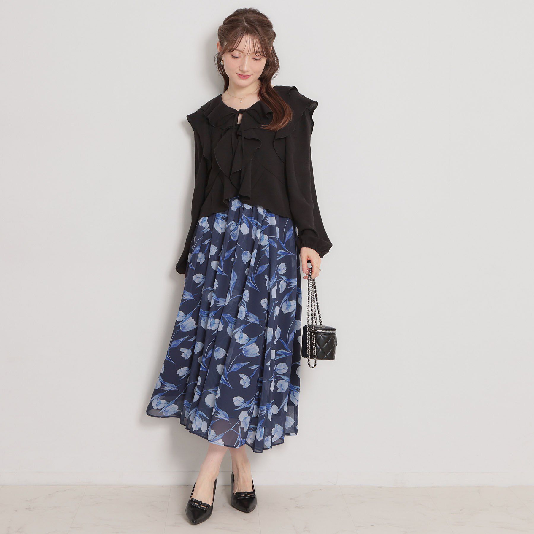 Couture broach「ラッフルショートブラウス」|シャツ・ブラウス|