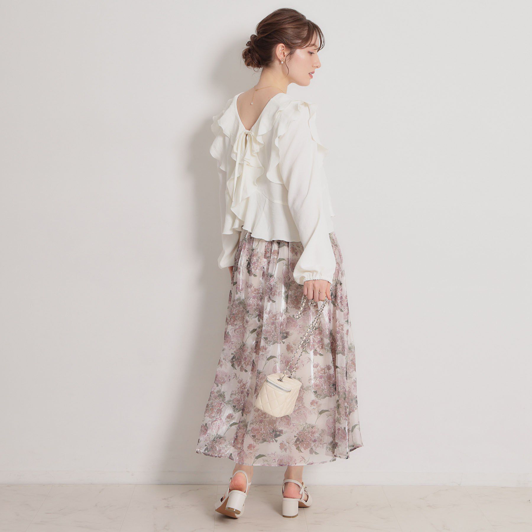 Couture broach「ラッフルショートブラウス」|シャツ・ブラウス|