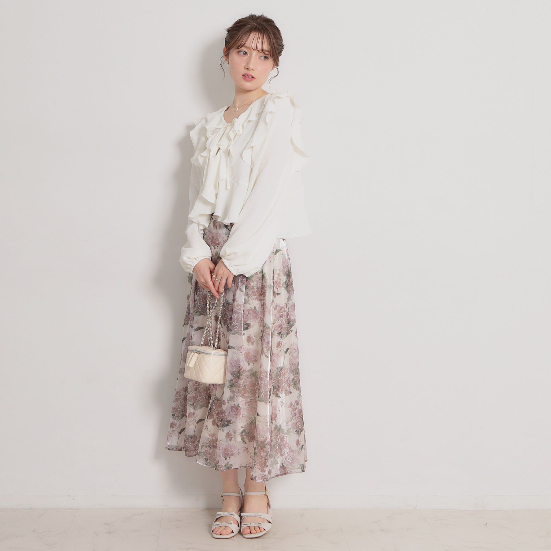 Couture broach「ラッフルショートブラウス」|シャツ・ブラウス|