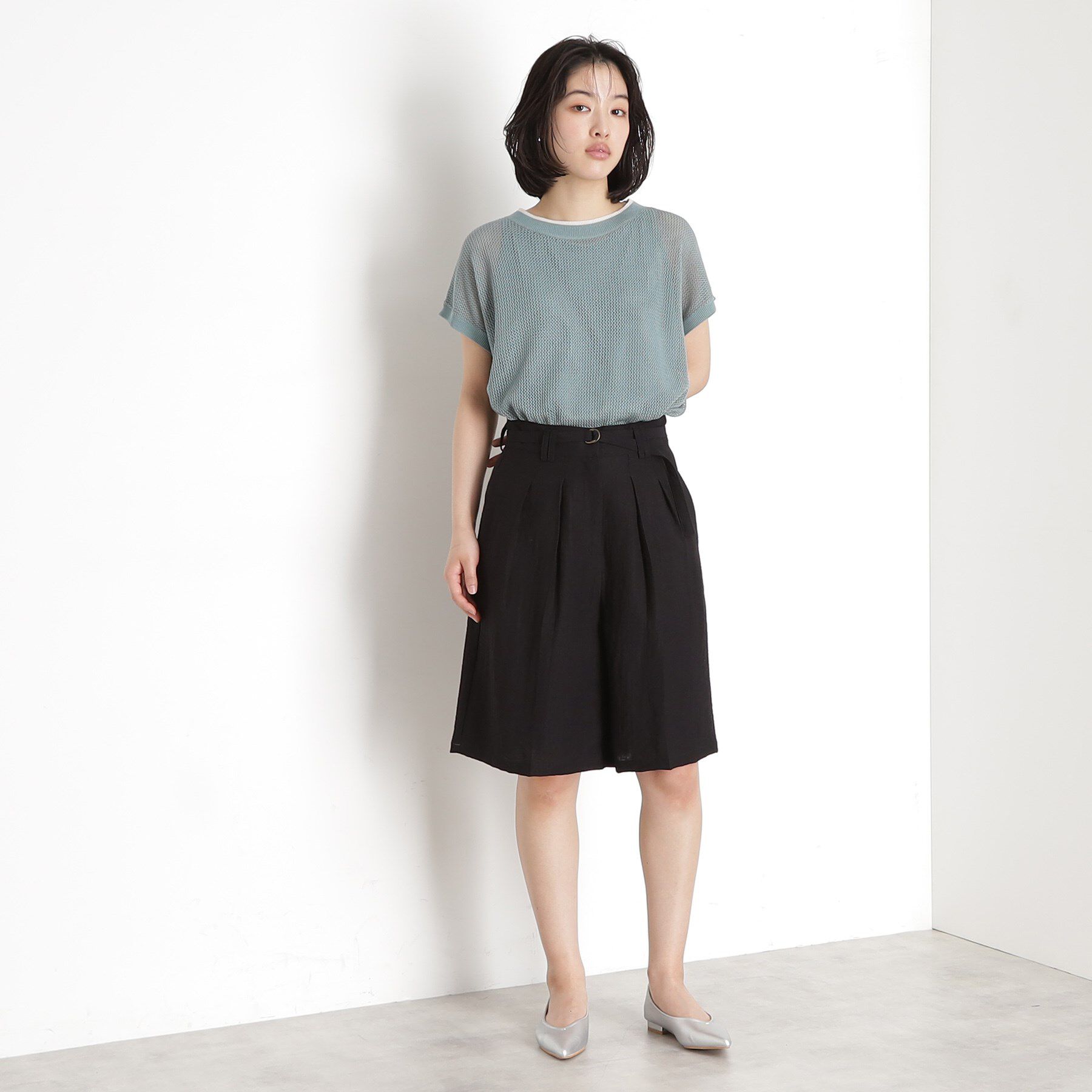 THE SHOP TK「リネン混ハーフパンツ【洗える/セットアップ可】」|その他|