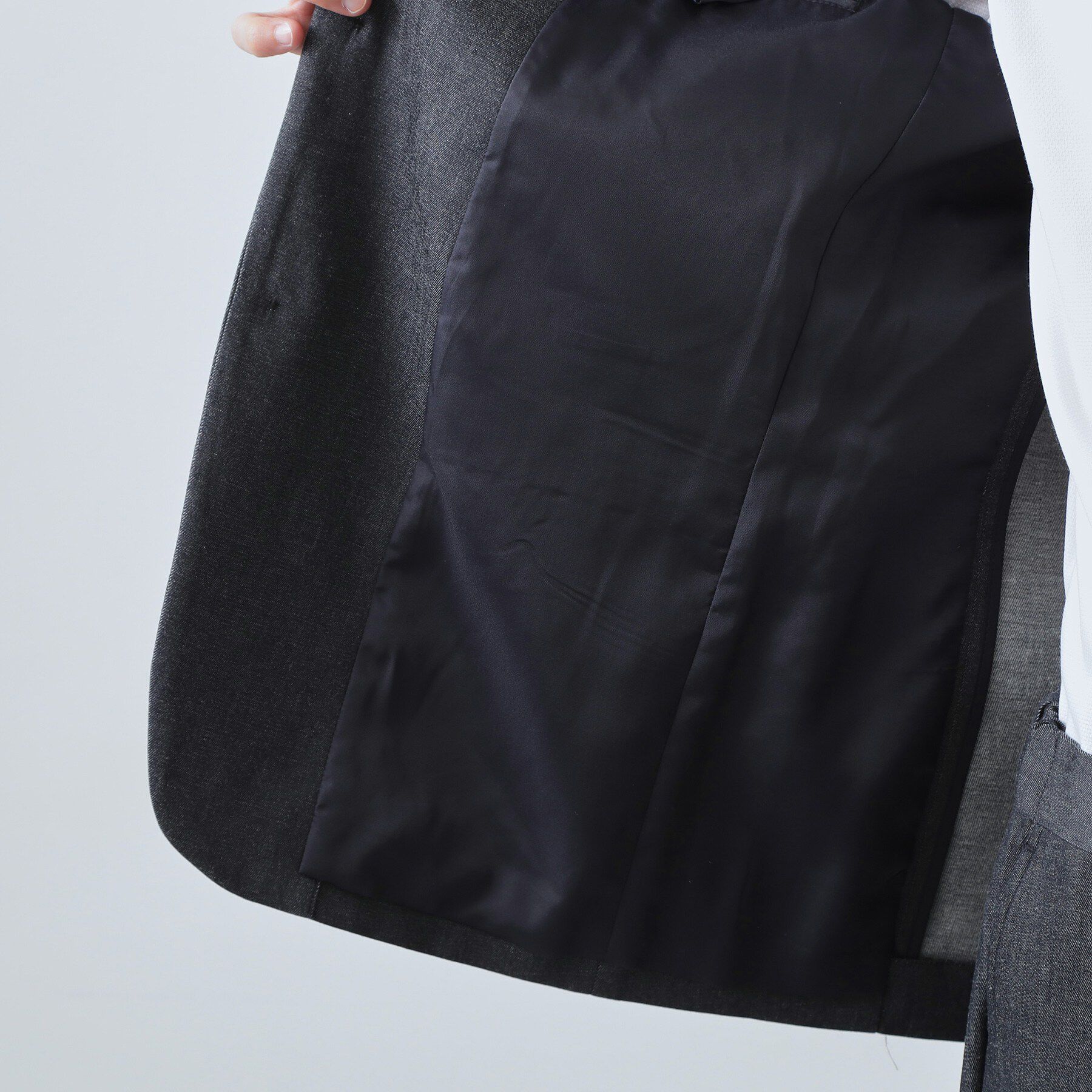 THE SHOP TK「ライトエバーデニム ジャケット 洗濯機OK/ストレッチ/セットアップ可」|デニムジャケット|