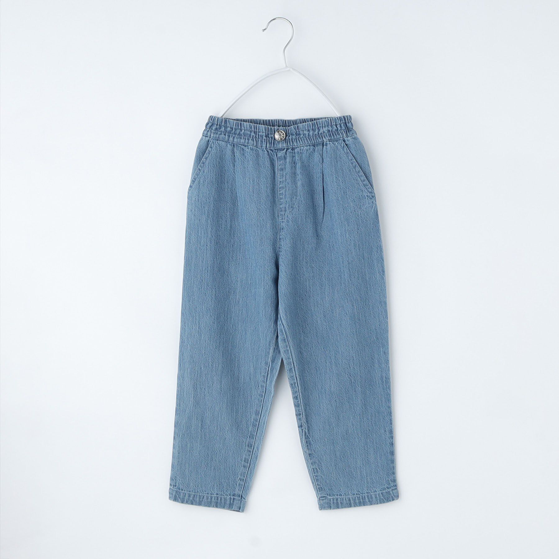 THE SHOP TK「デニム ウエストゴム イージーパンツ」|その他|ブルー(091)