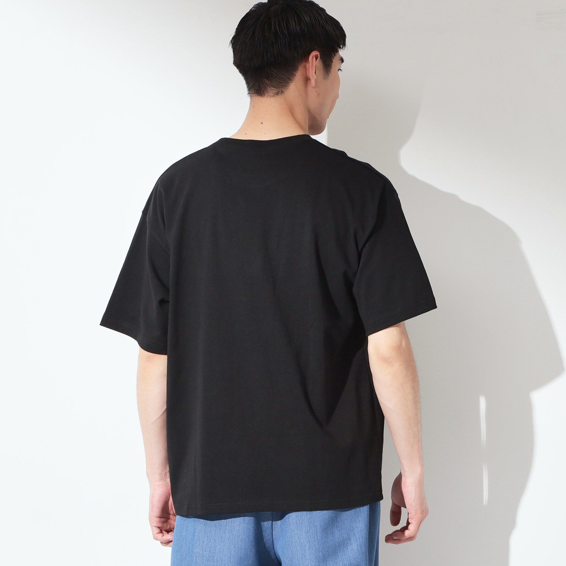 THE SHOP TK「ヒゲオジ サガラ刺繍 半袖Tシャツ 【洗濯機OK】」|Tシャツ・カットソー|