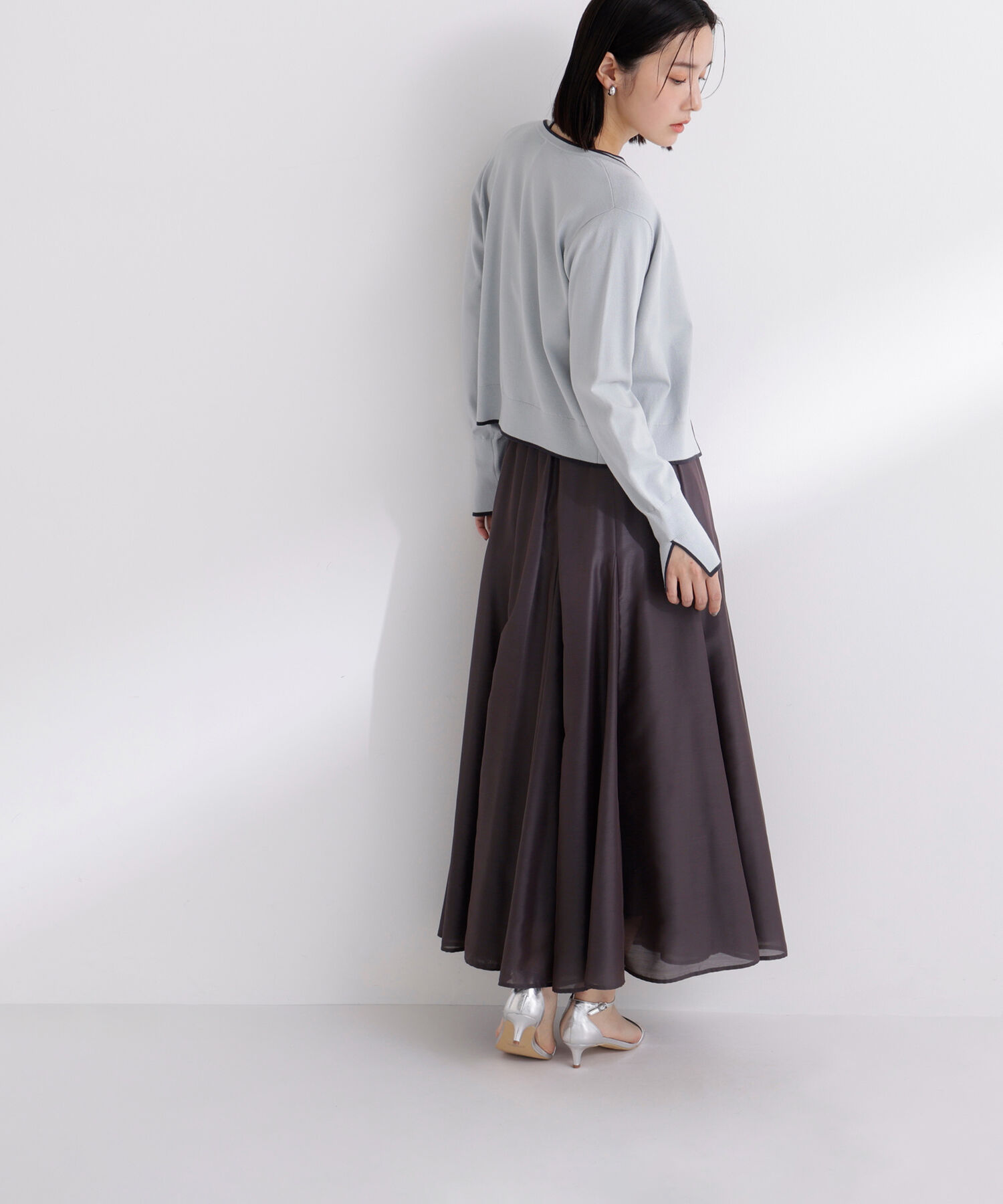  「シャイニーシアーボイルスカート」|スカート|