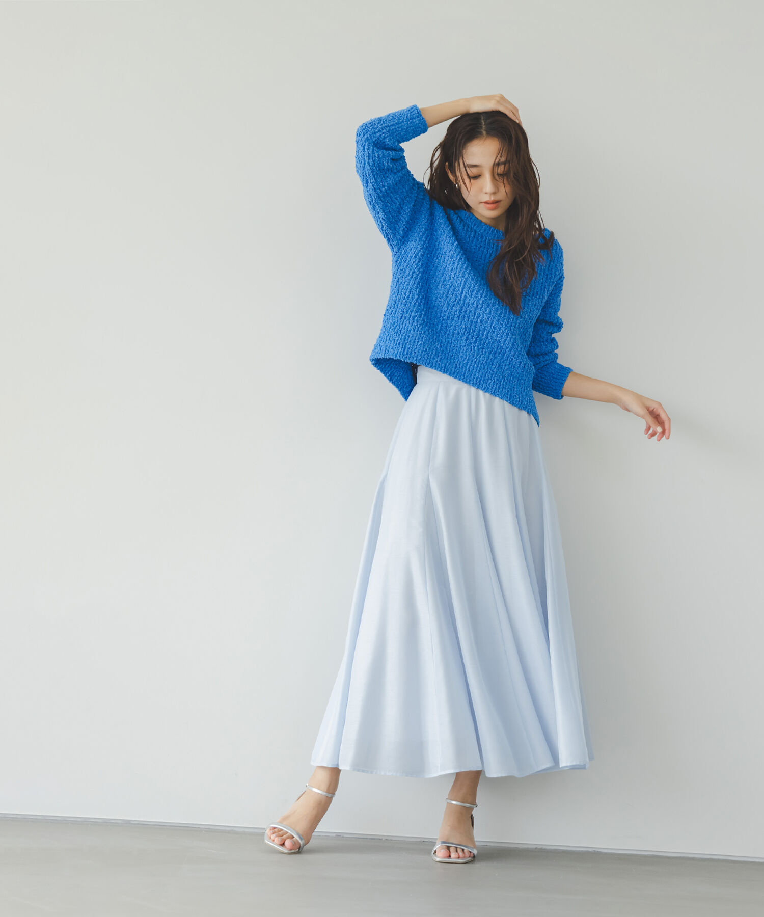  「シャイニーシアーボイルスカート」|スカート|