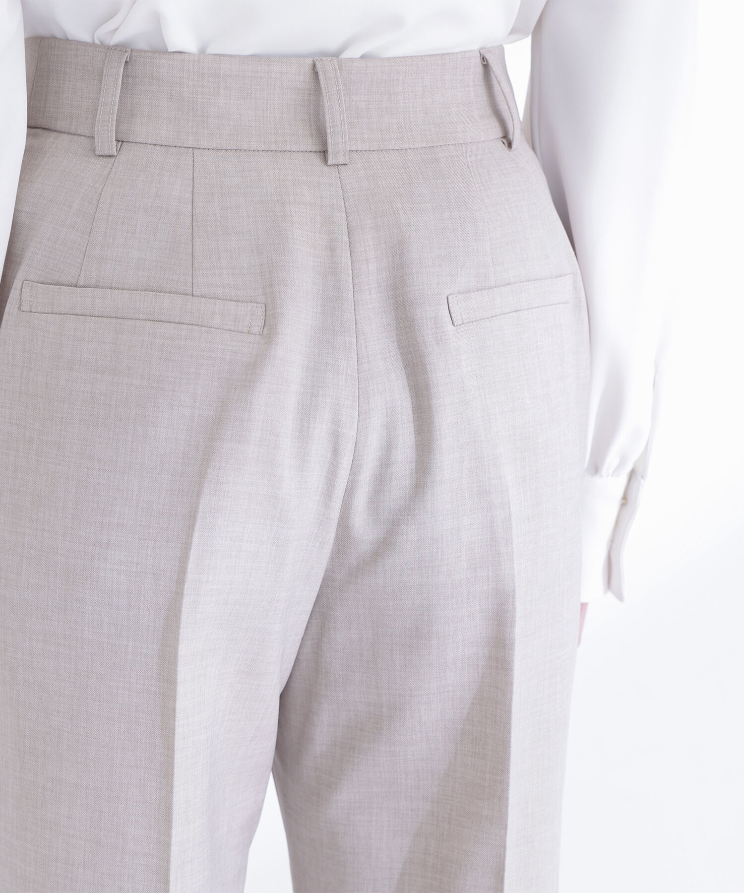  「リネンライク SETUP ストレートパンツ」|その他|