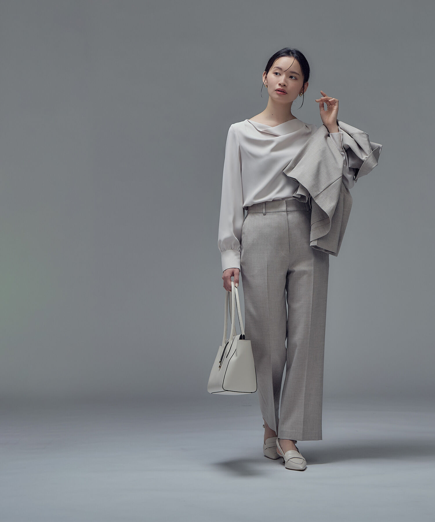  「リネンライク SETUP ストレートパンツ」|その他|