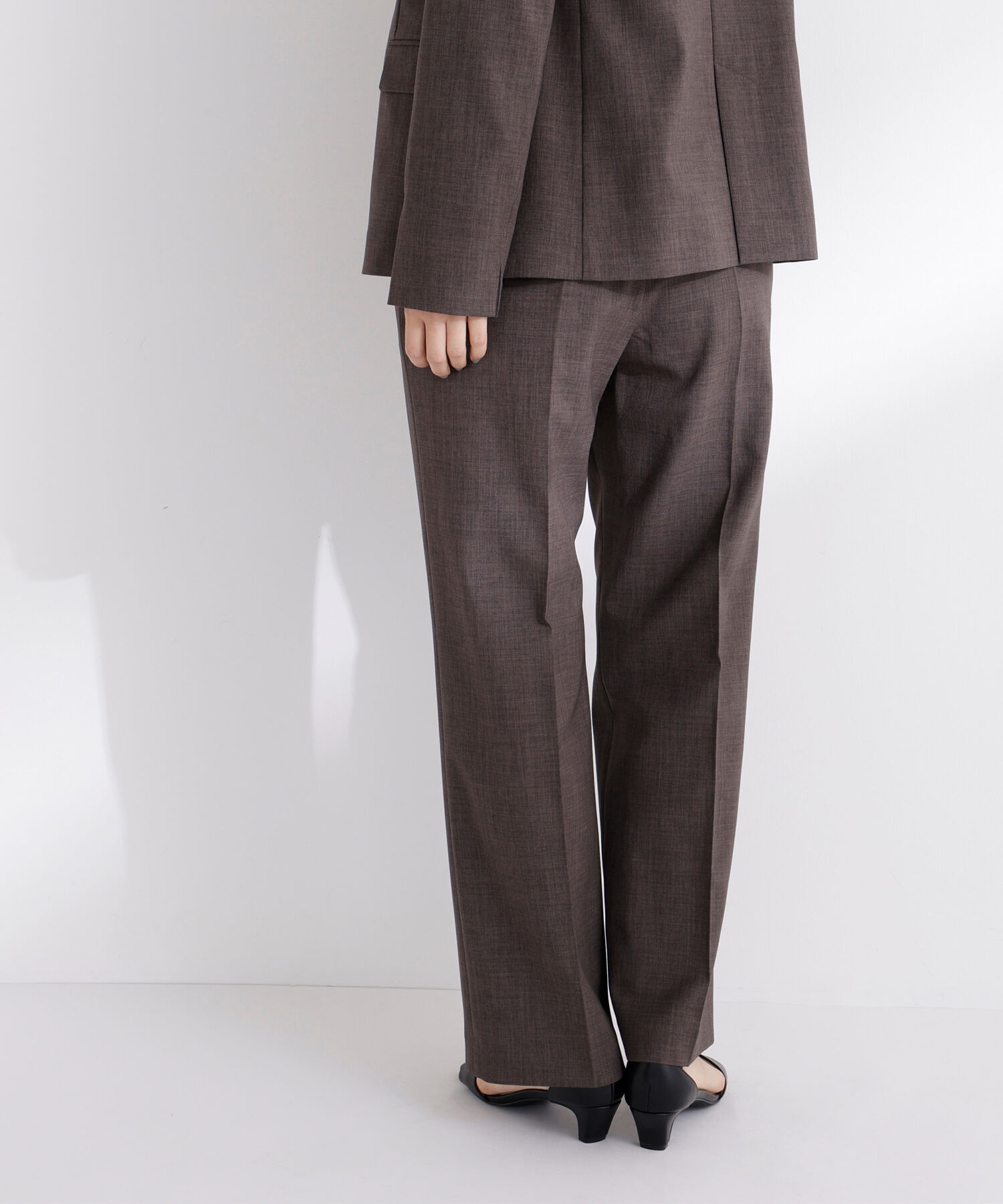  「リネンライク SETUP ストレートパンツ」|その他|