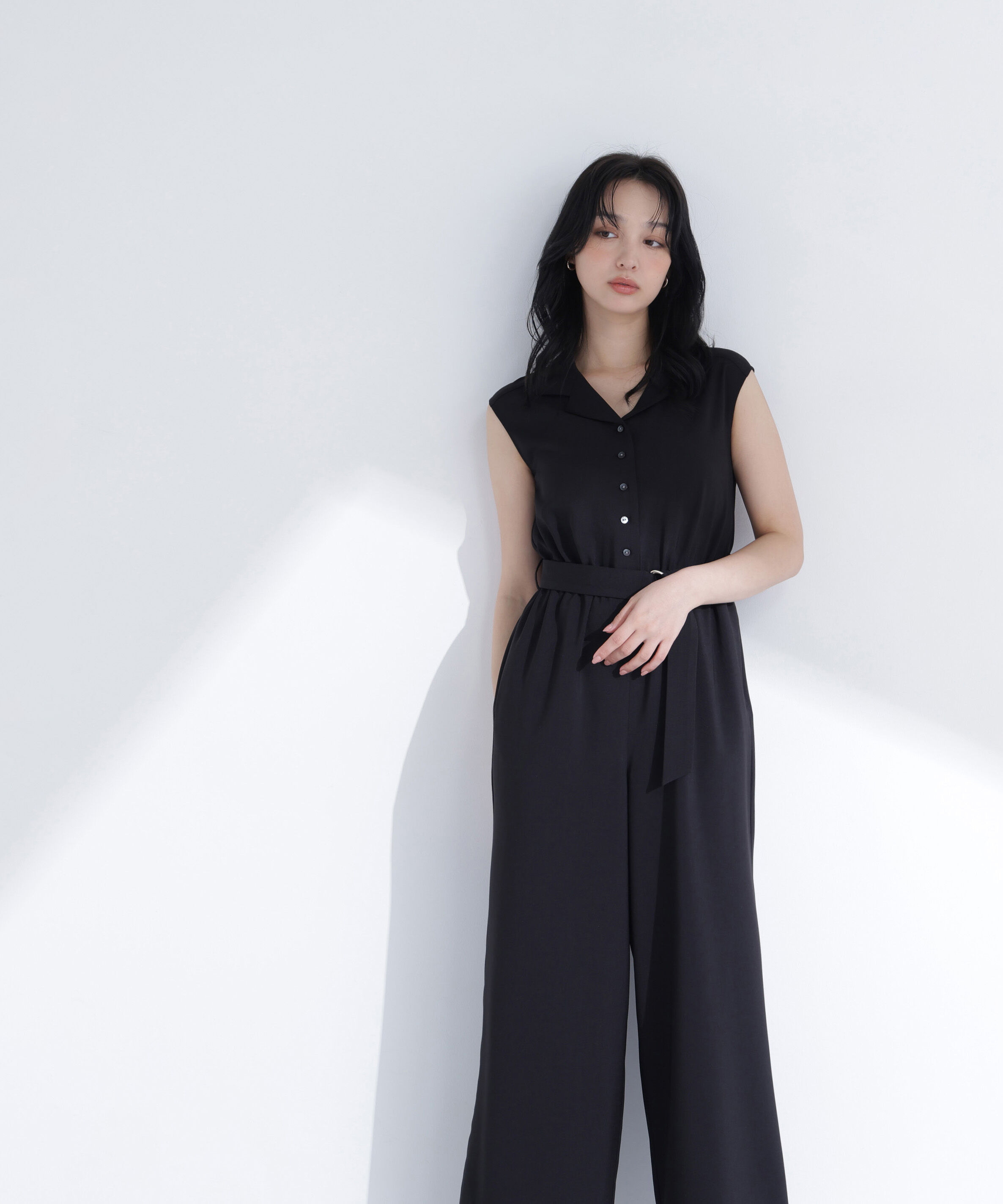  「開襟オールインワン」|ワンピース|