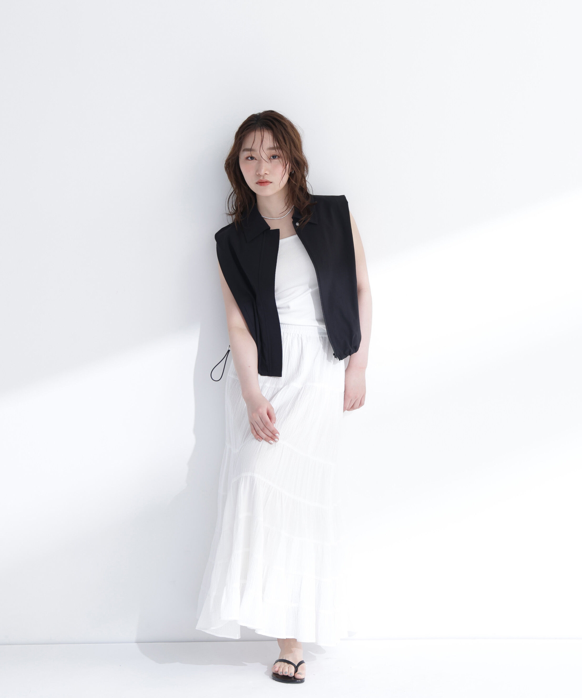  「ステンカラードロストジレ」|ブルゾン・スタジャン|