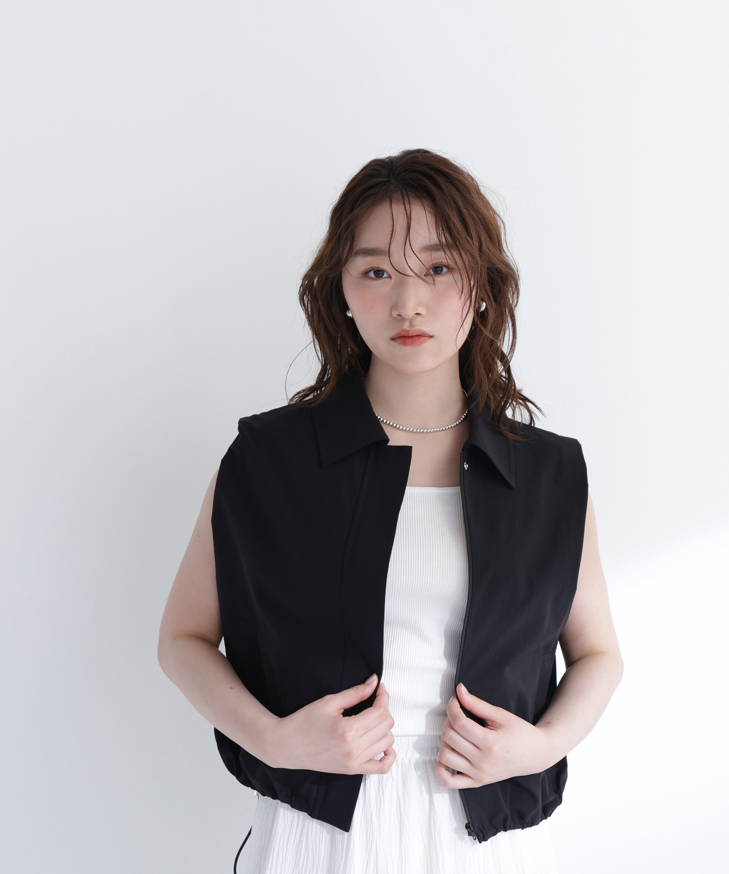  「ステンカラードロストジレ」|ブルゾン・スタジャン|