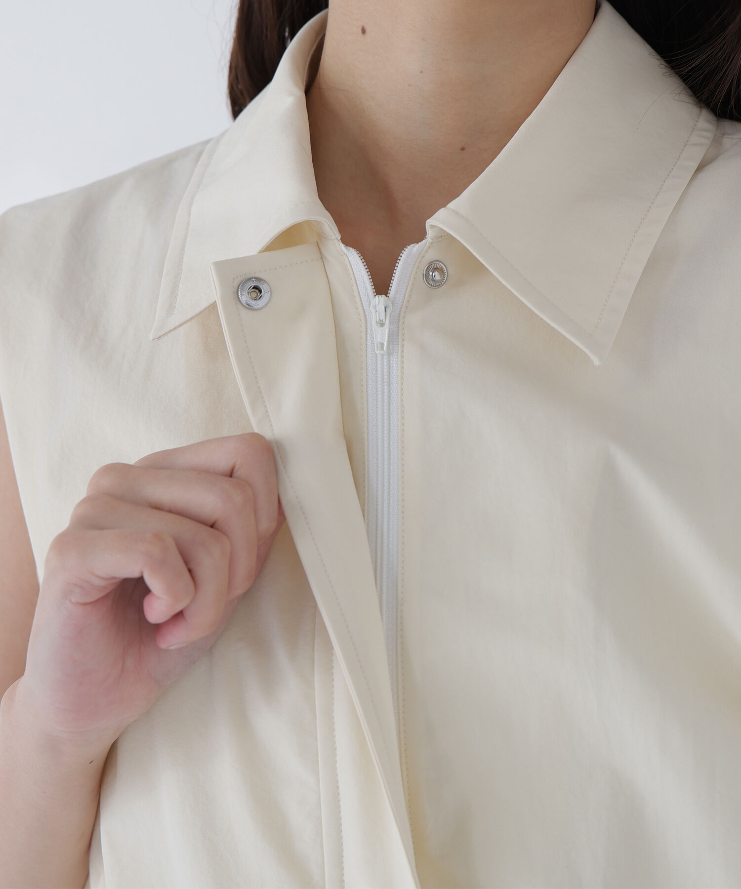  「ステンカラードロストジレ」|ブルゾン・スタジャン|